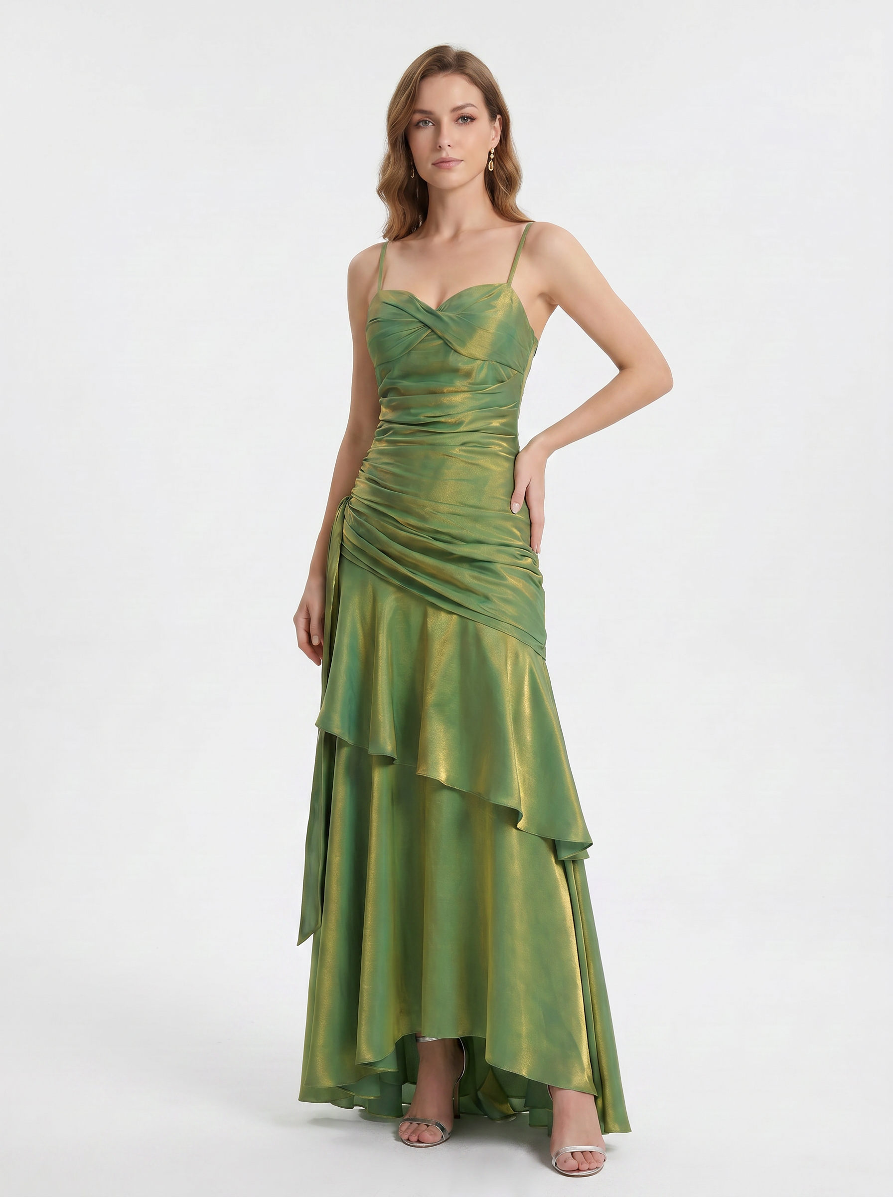 Vivienne Metallic Maxi Dress