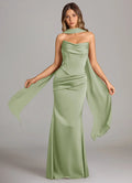 Viola Satin Maxi Gown