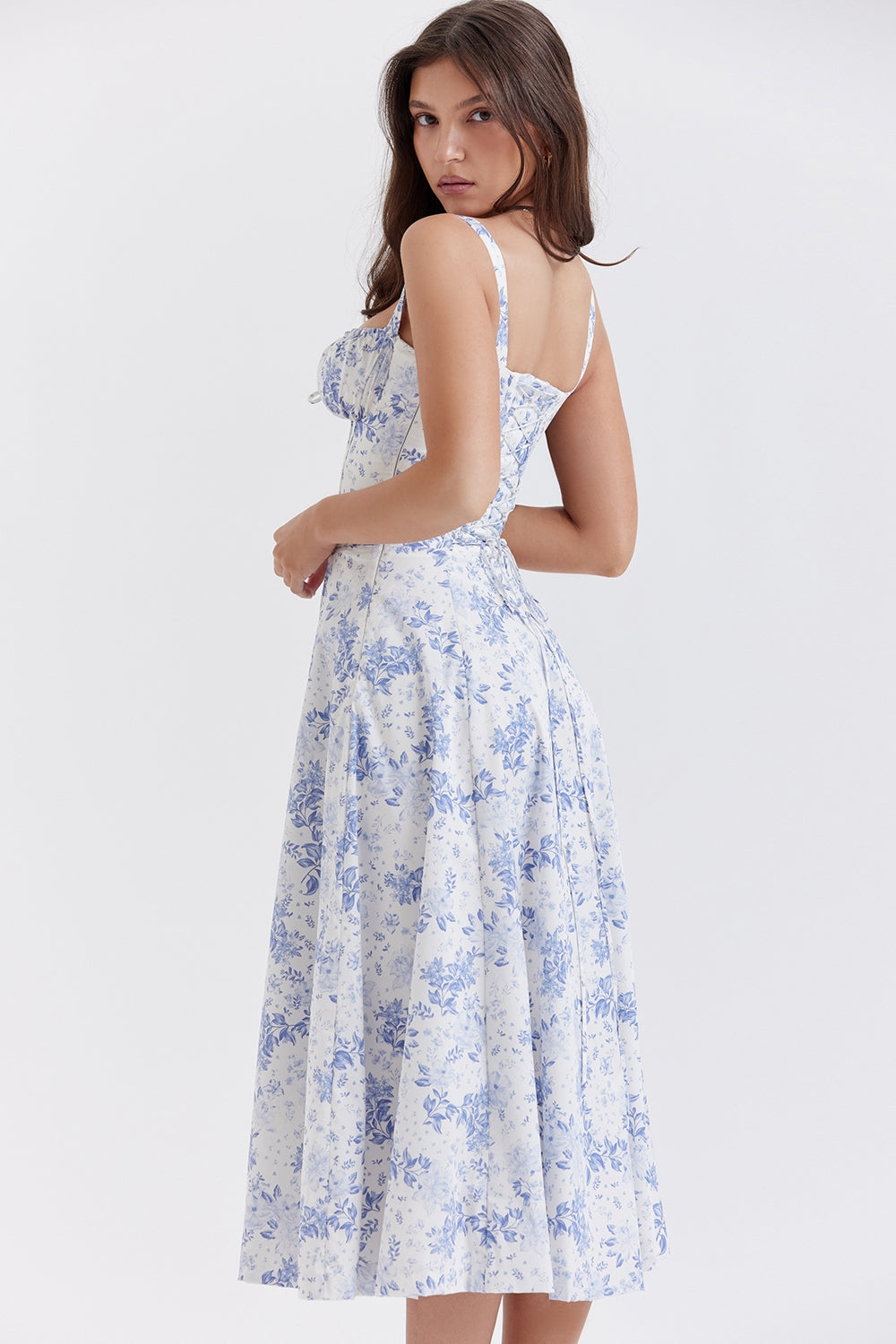 Carmen Floral Midi Dress