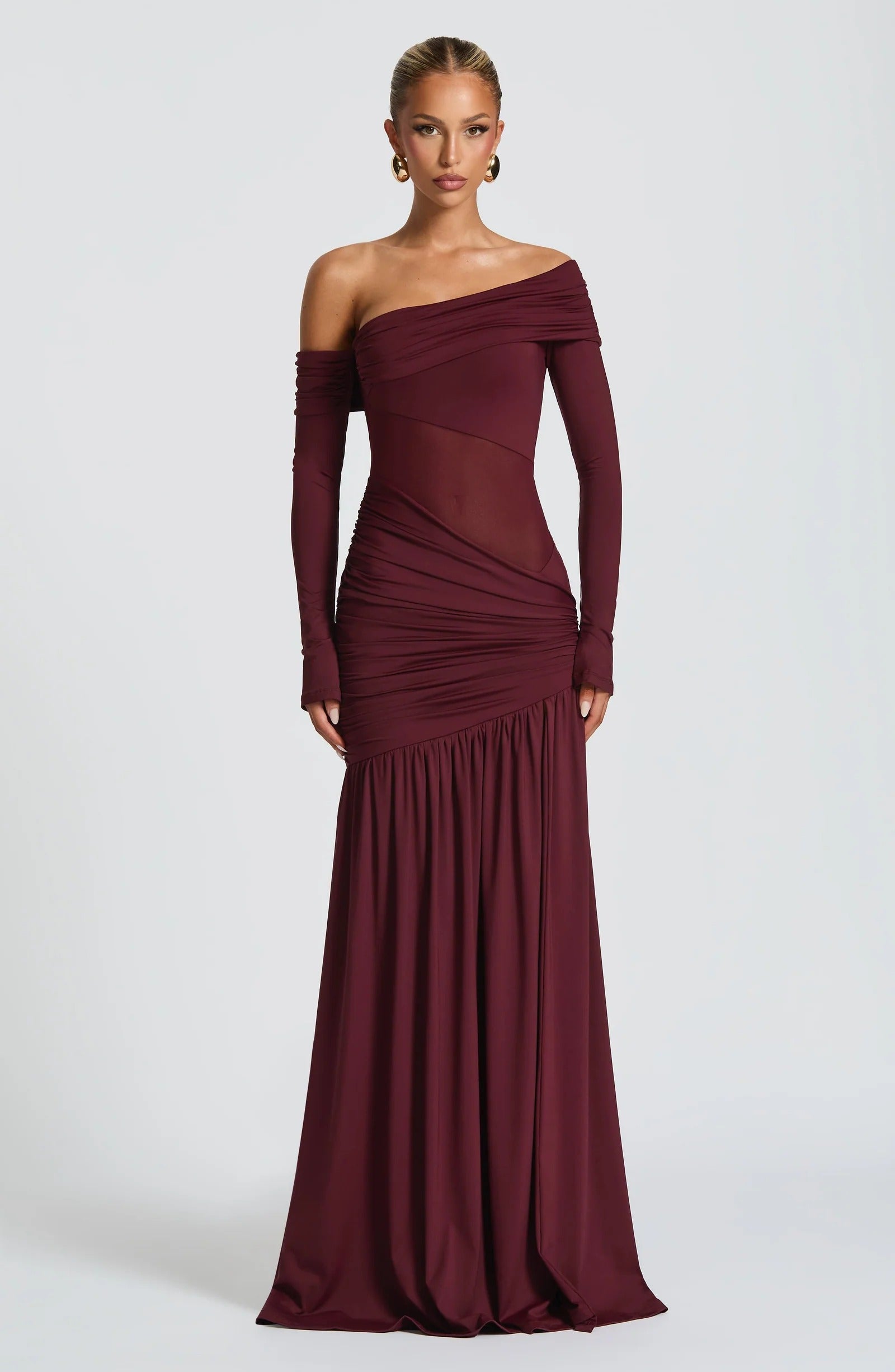 Ettalie Ruched Maxi Gown