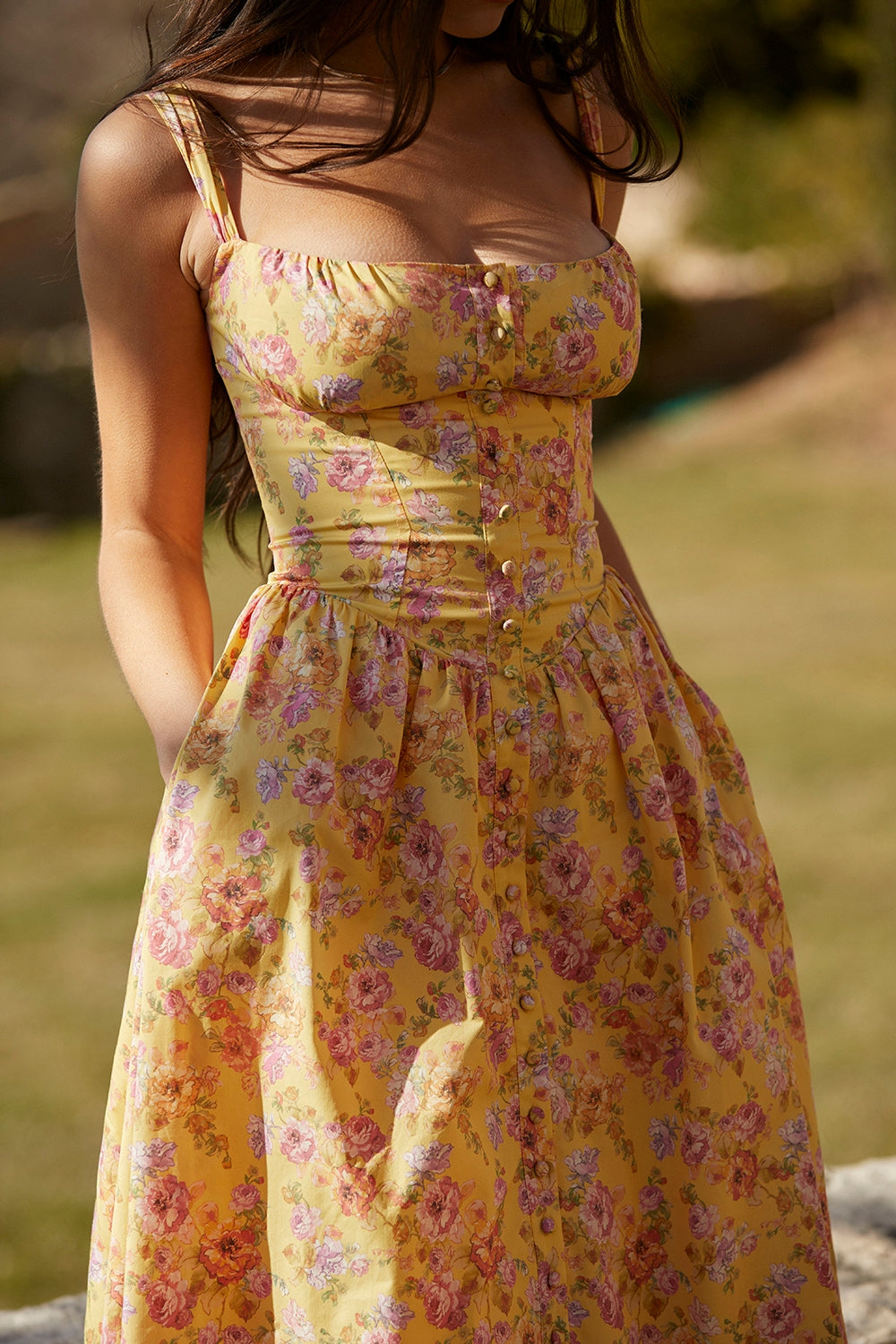 Tatiana Floral Midi Dress