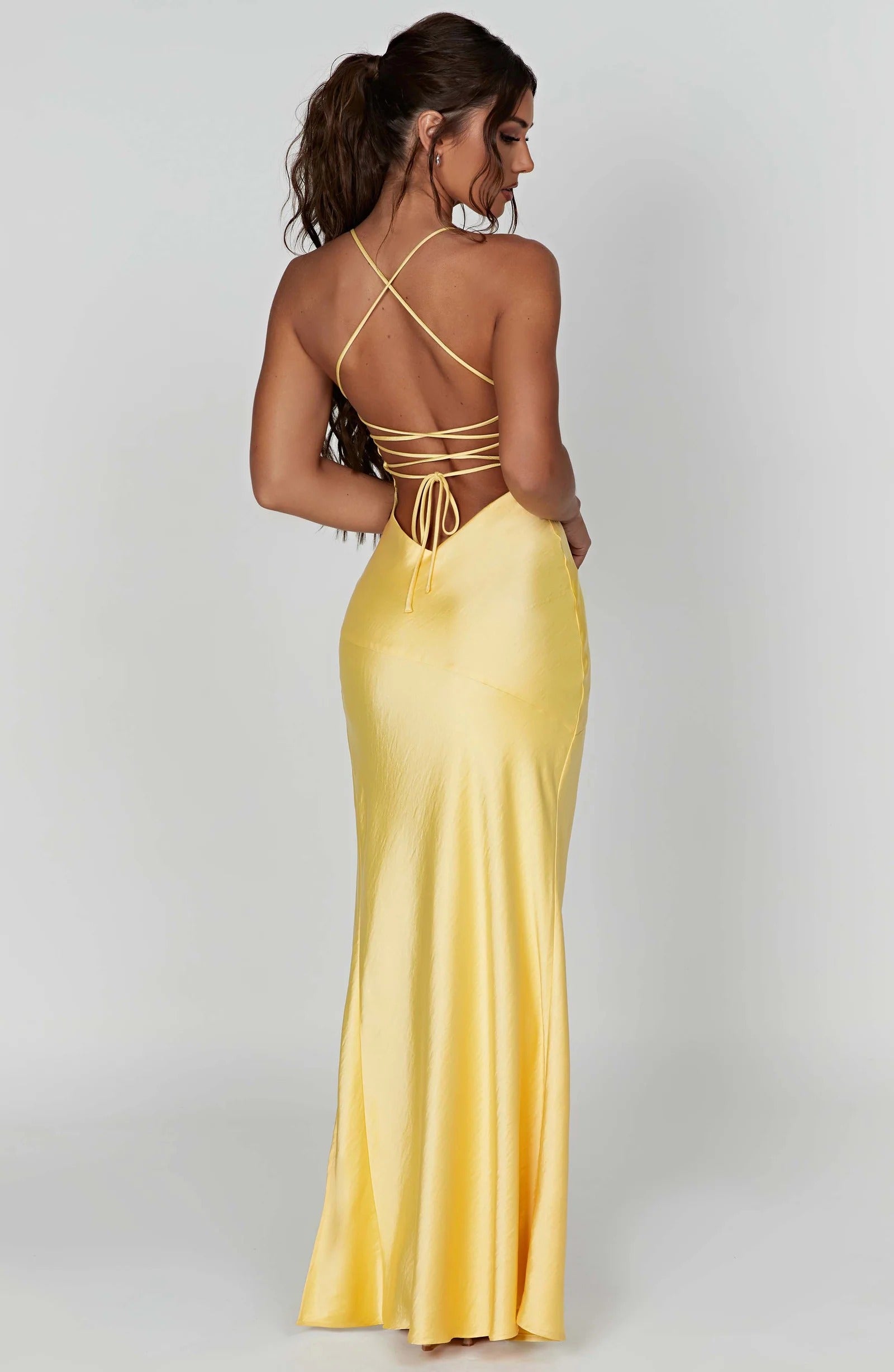 Isobel Satin Maxi Dress