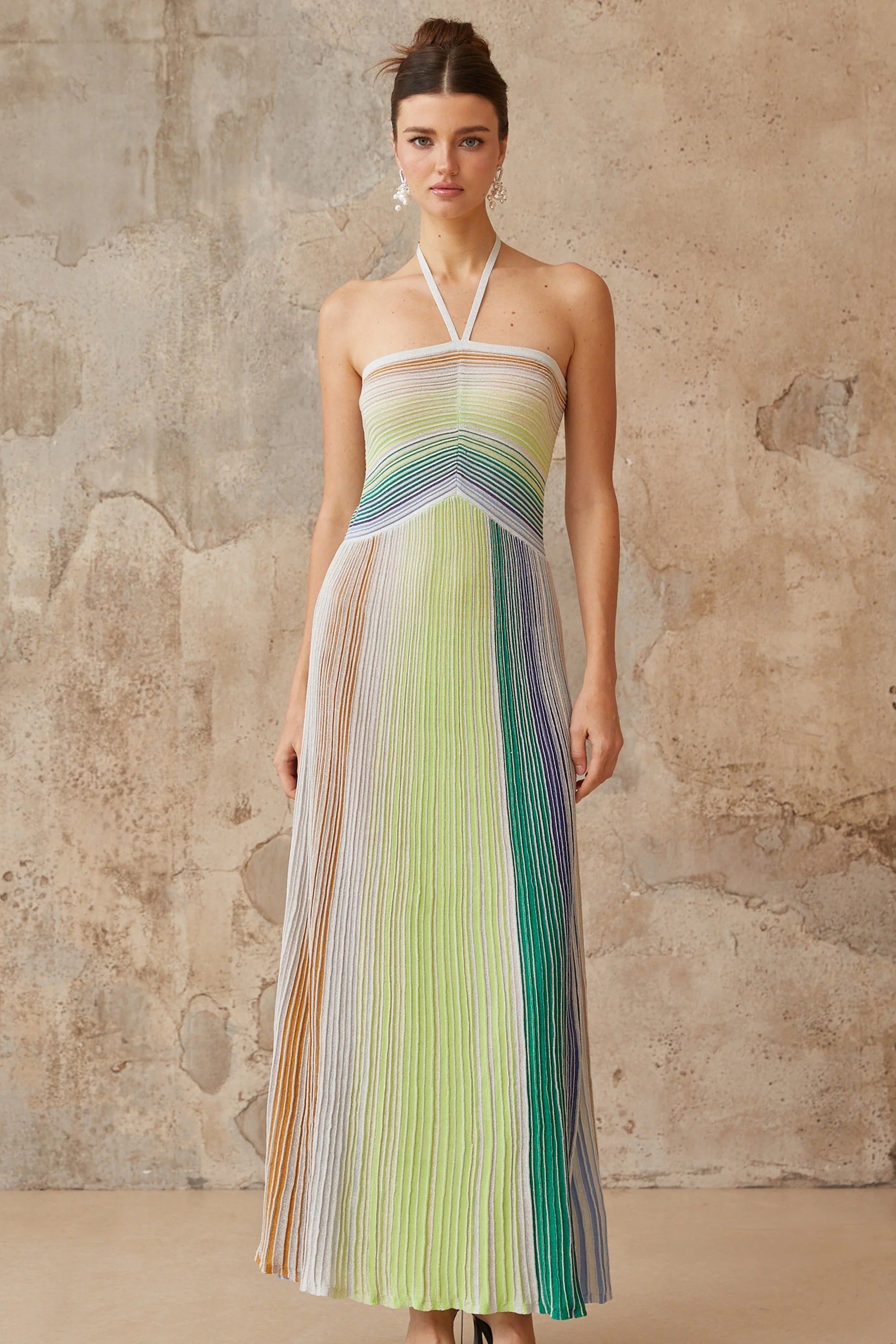 Arco Rainbow Knit Maxi
