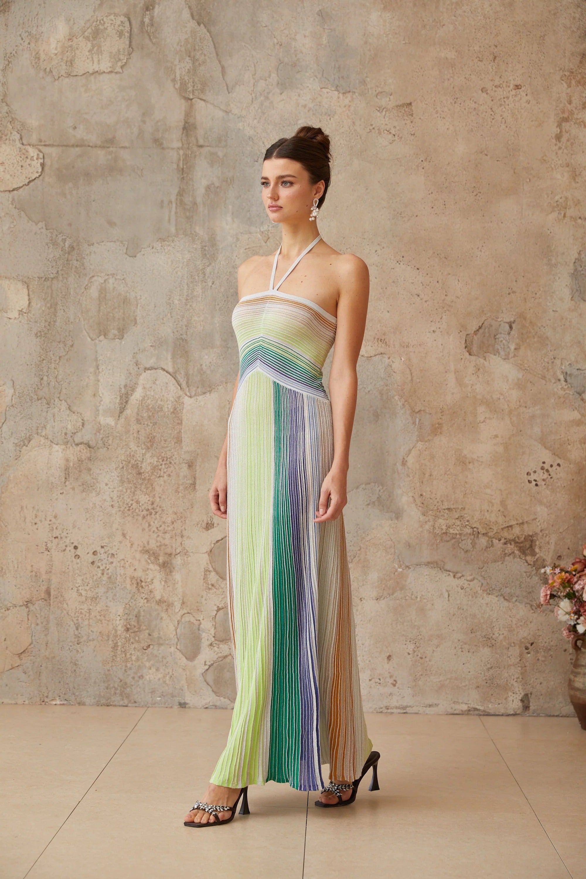 Arco Rainbow Knit Maxi