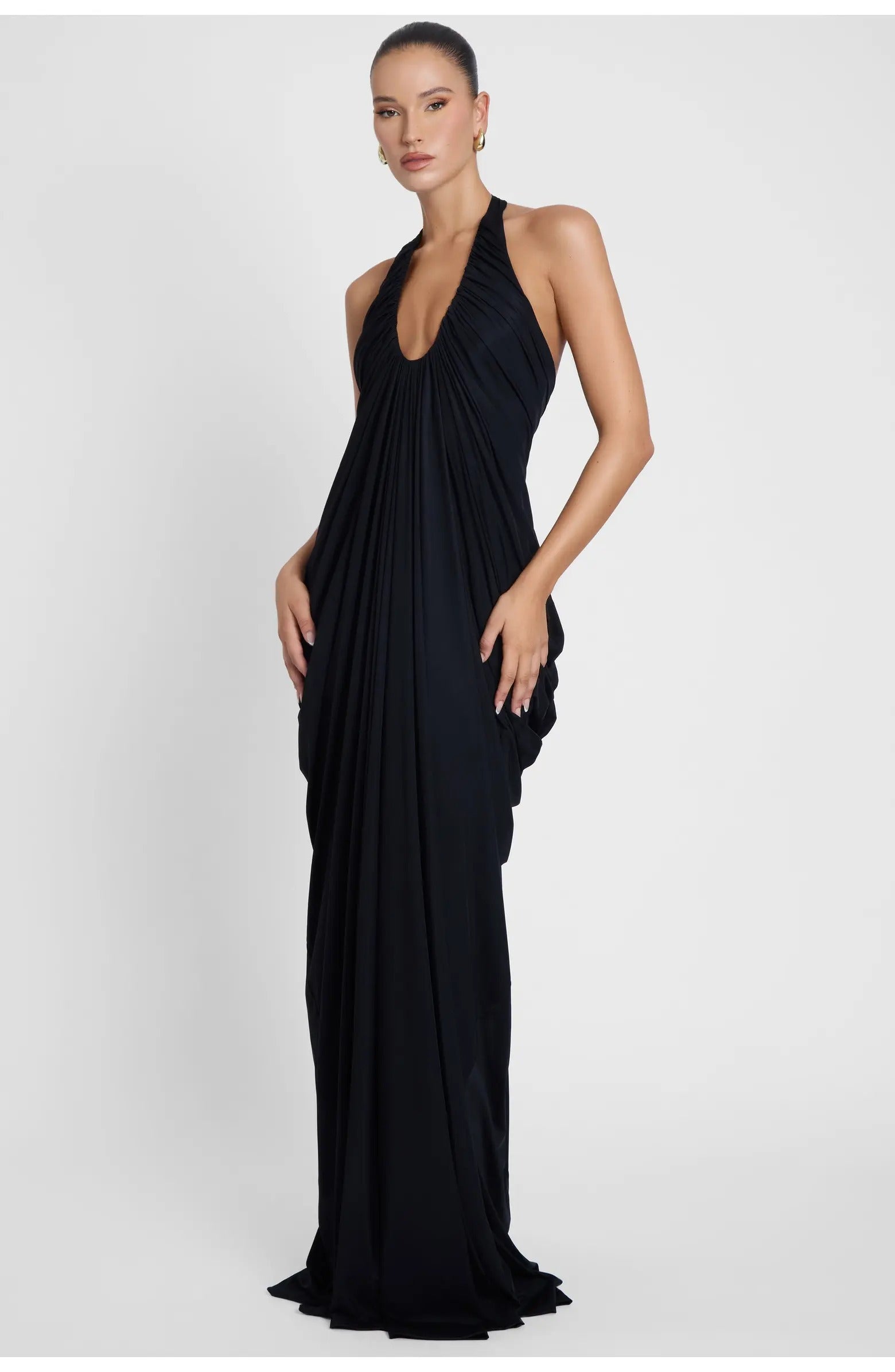 Aurore Draped Maxi Gown