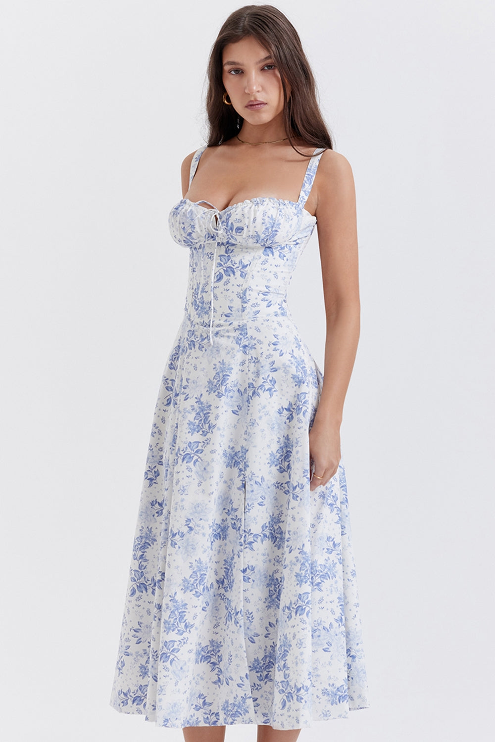 Carmen Floral Midi Dress