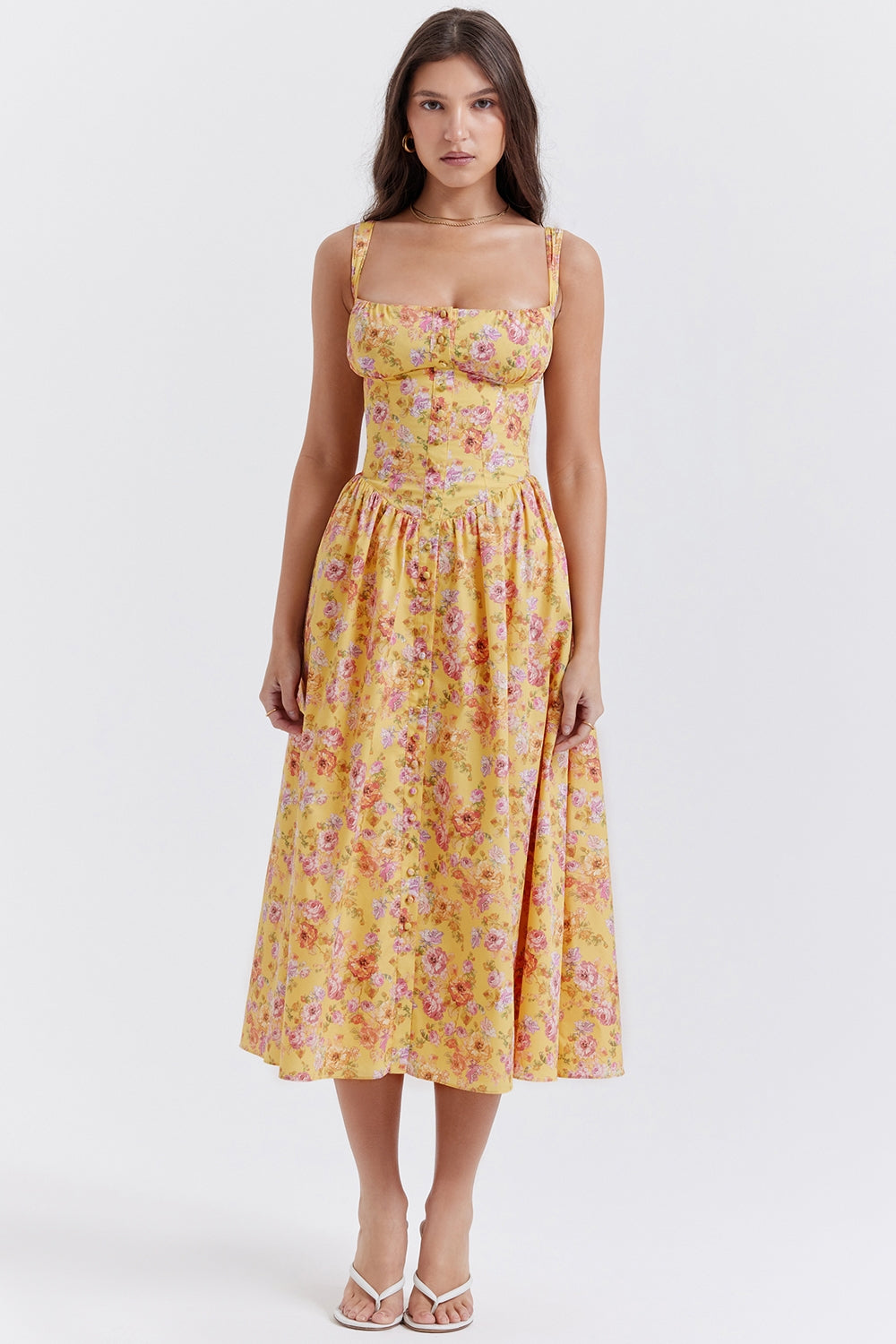 Tatiana Floral Midi Dress