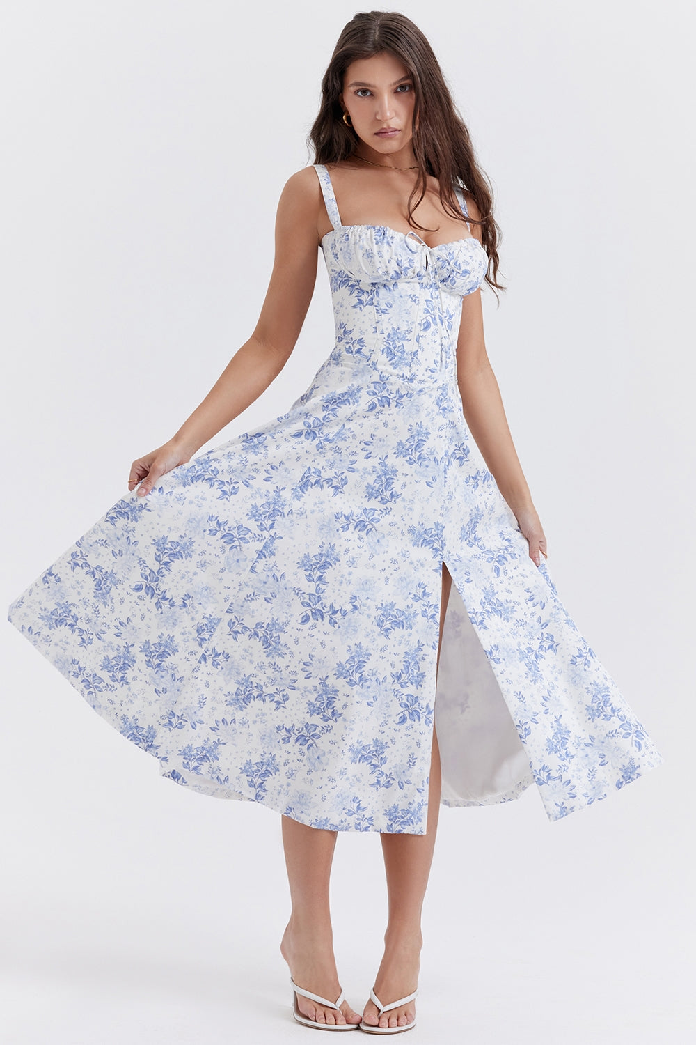 Carmen Floral Midi Dress