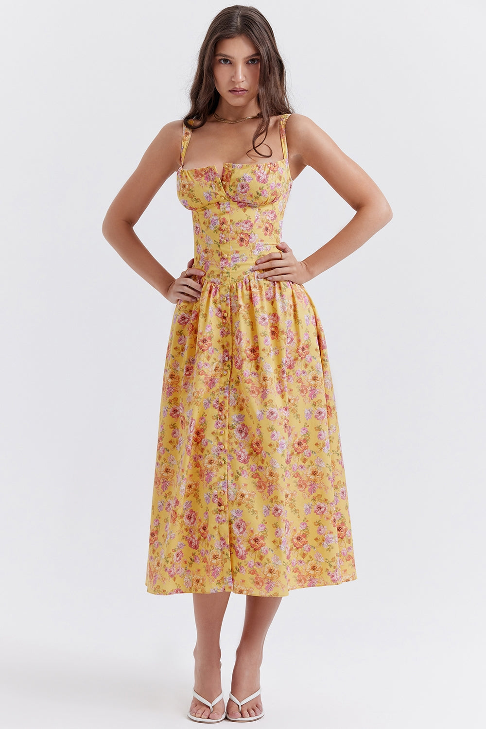 Tatiana Floral Midi Dress
