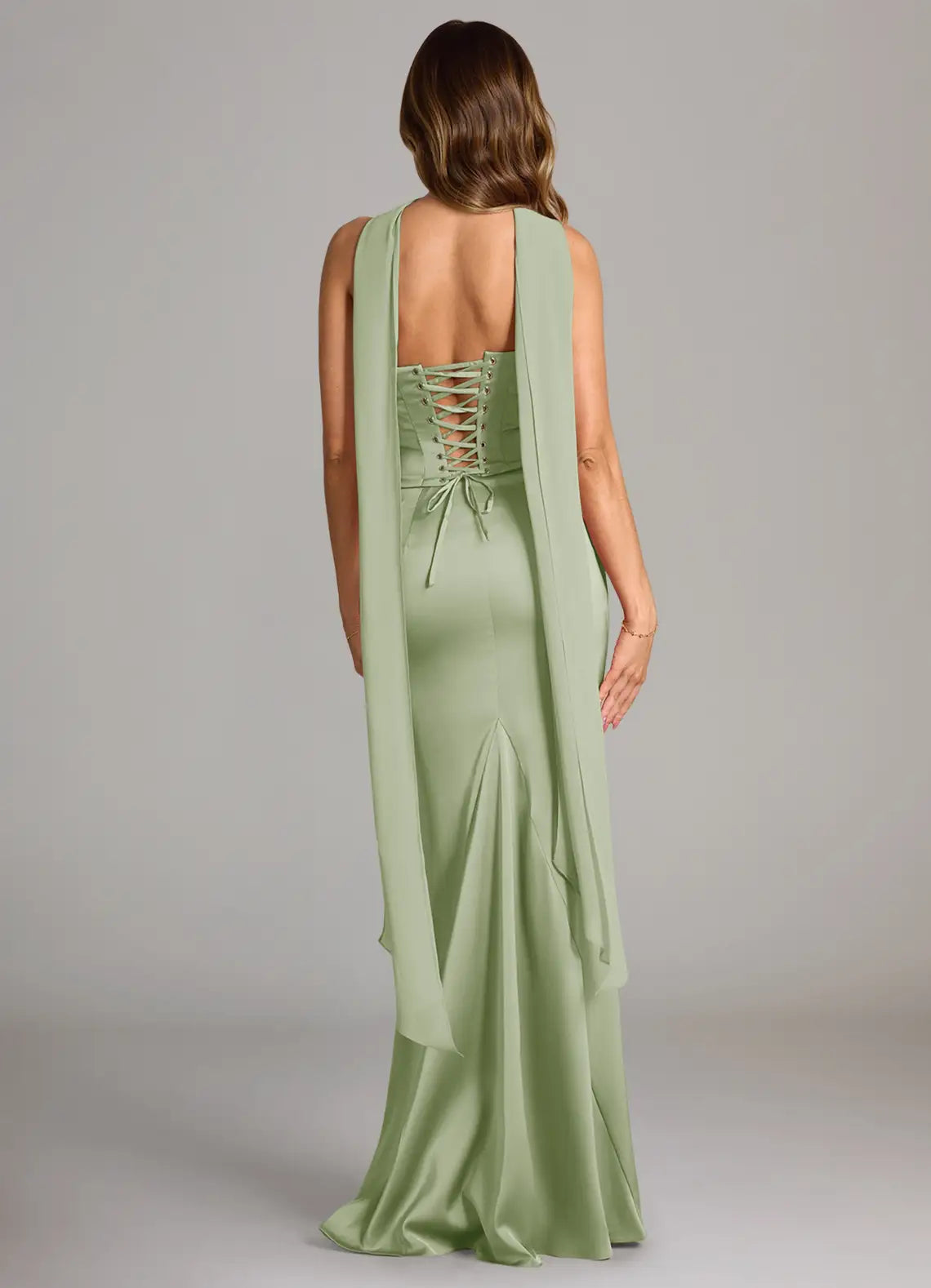 Viola Satin Maxi Gown