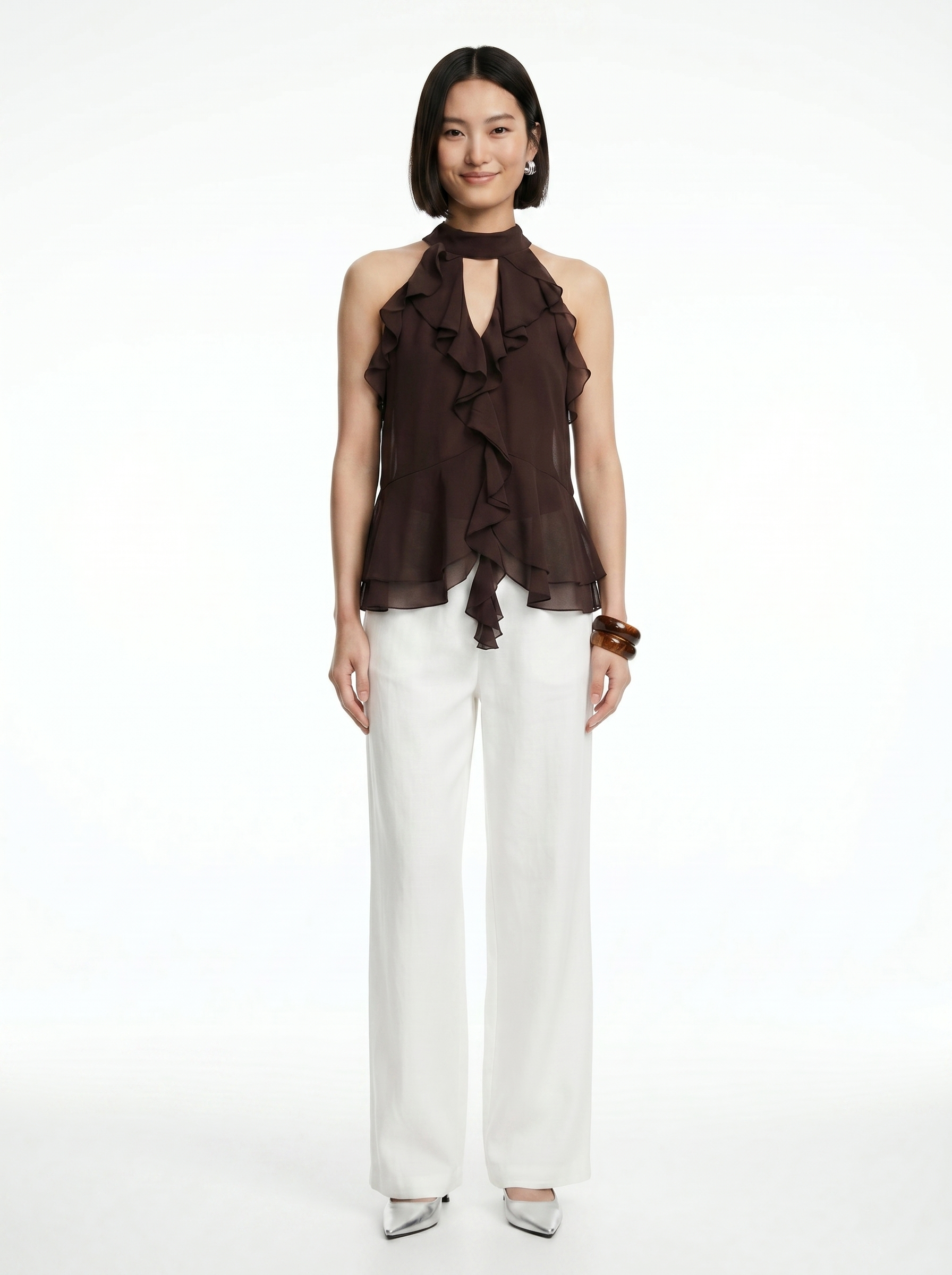 Sienna Ruffle Halter Top
