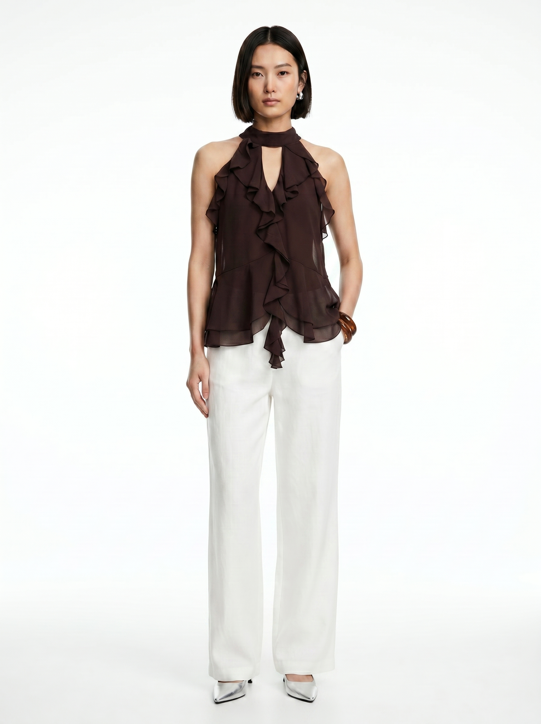 Sienna Ruffle Halter Top
