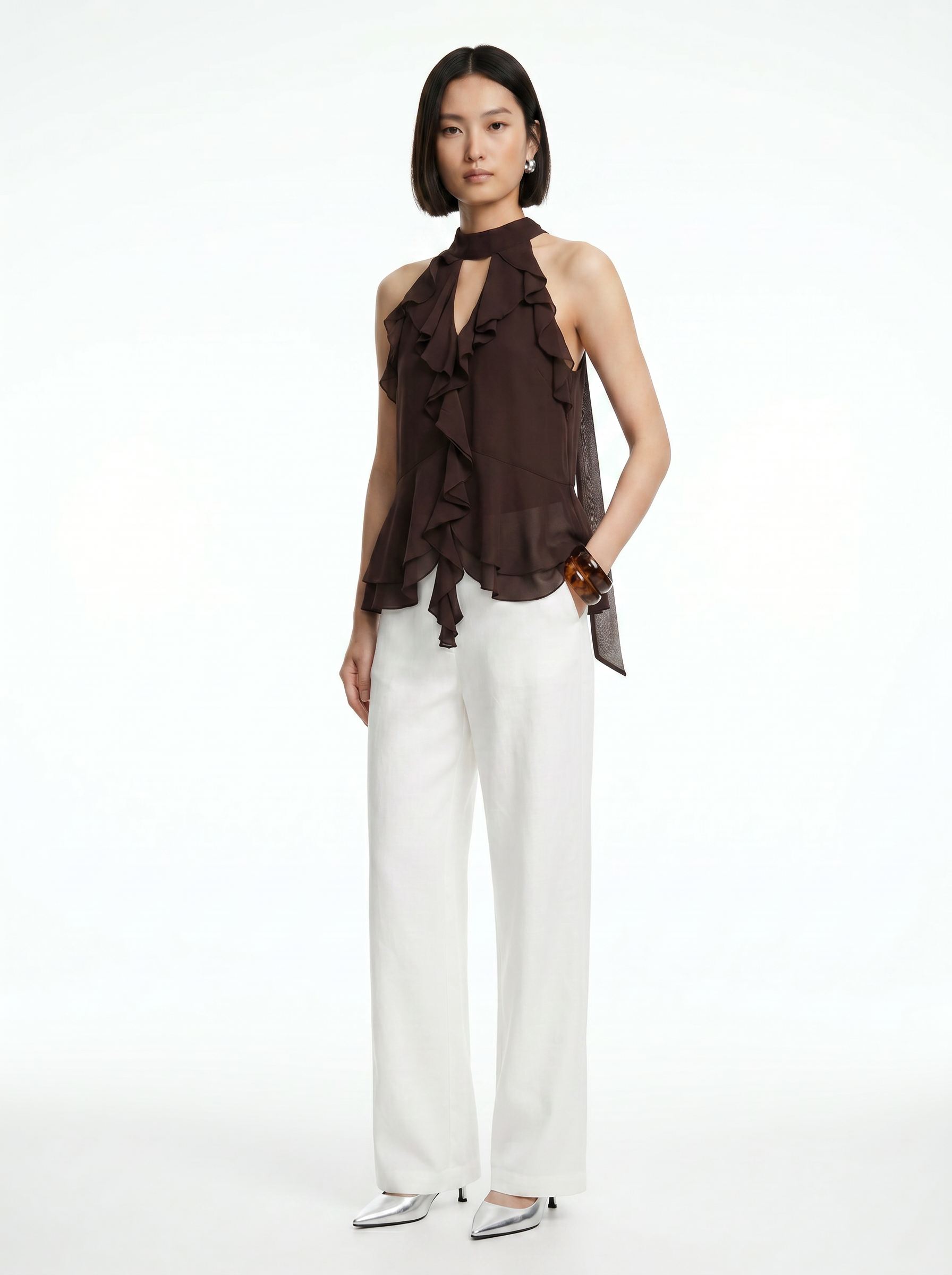 Sienna Ruffle Halter Top