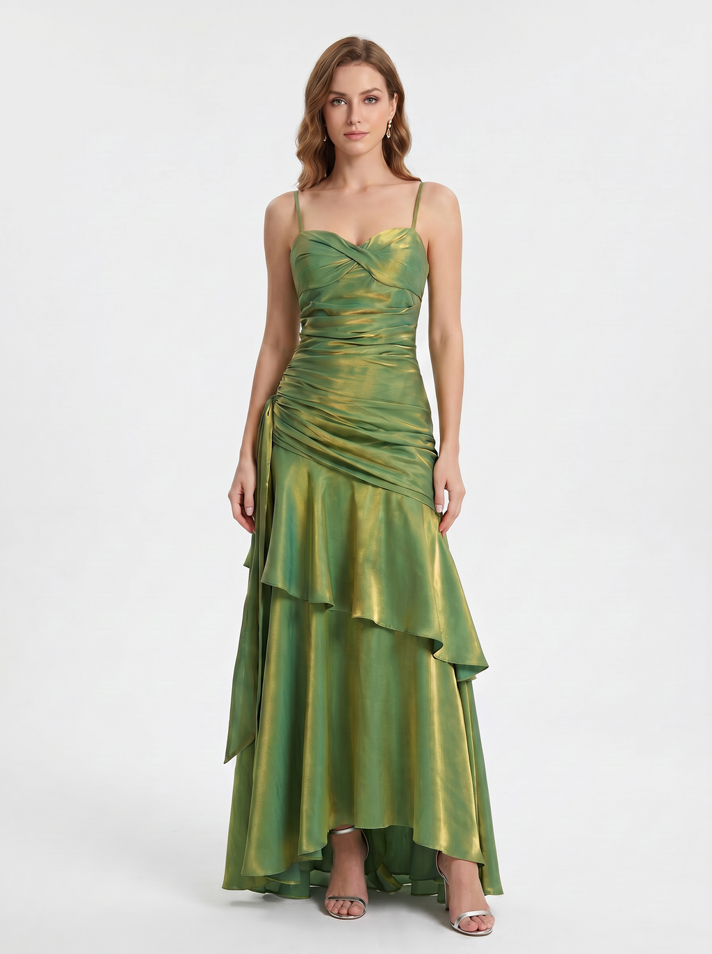 Vivienne Metallic Maxi Dress