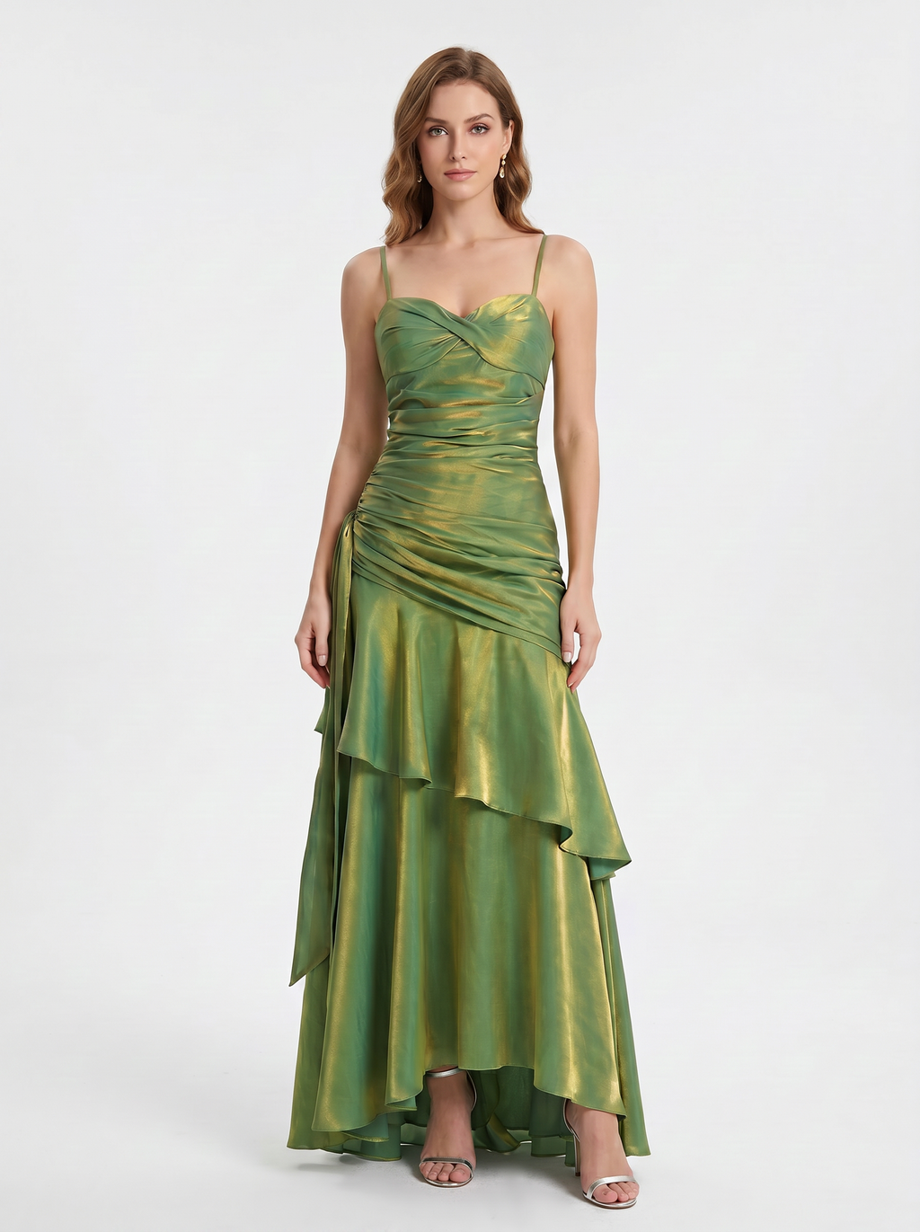 Vivienne Metallic Maxi Dress