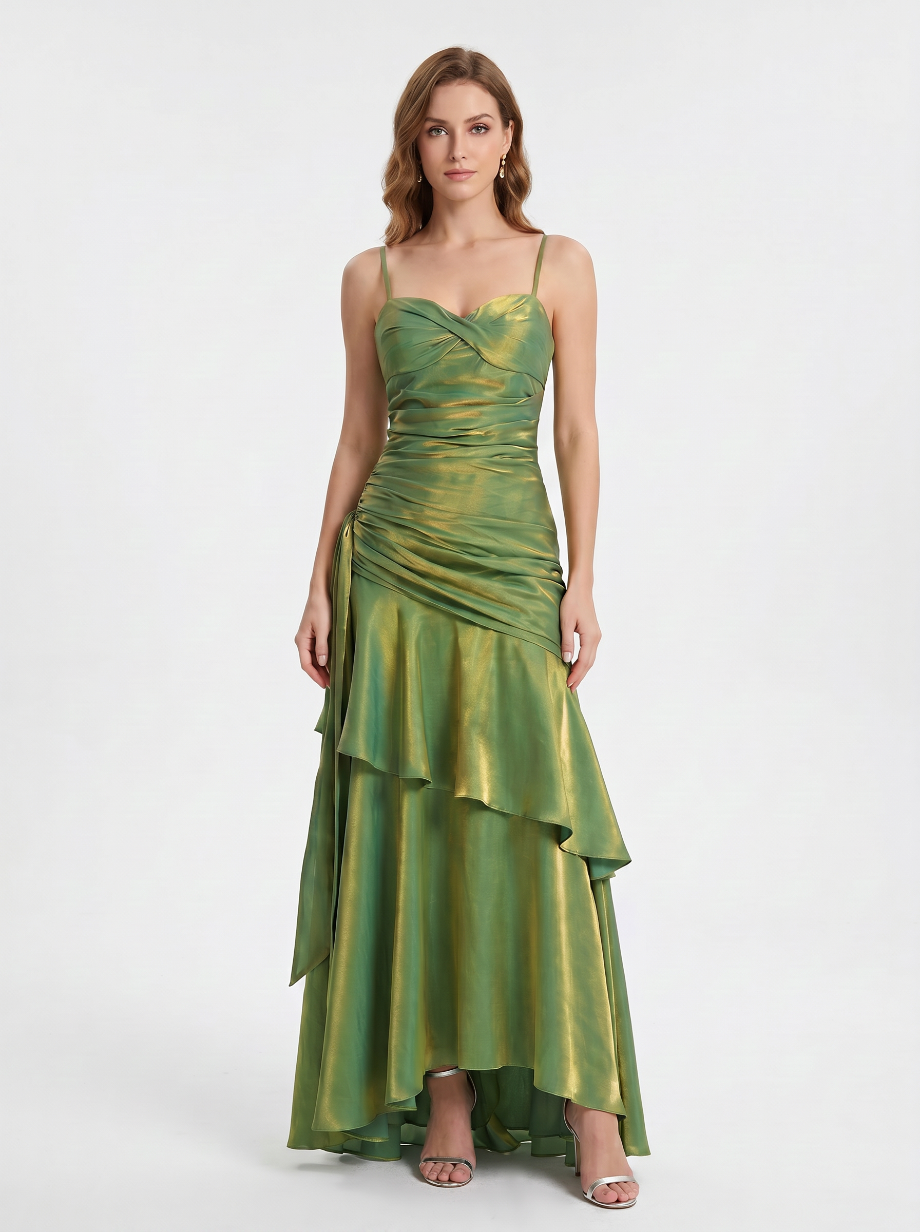 Vivienne Metallic Maxi Dress