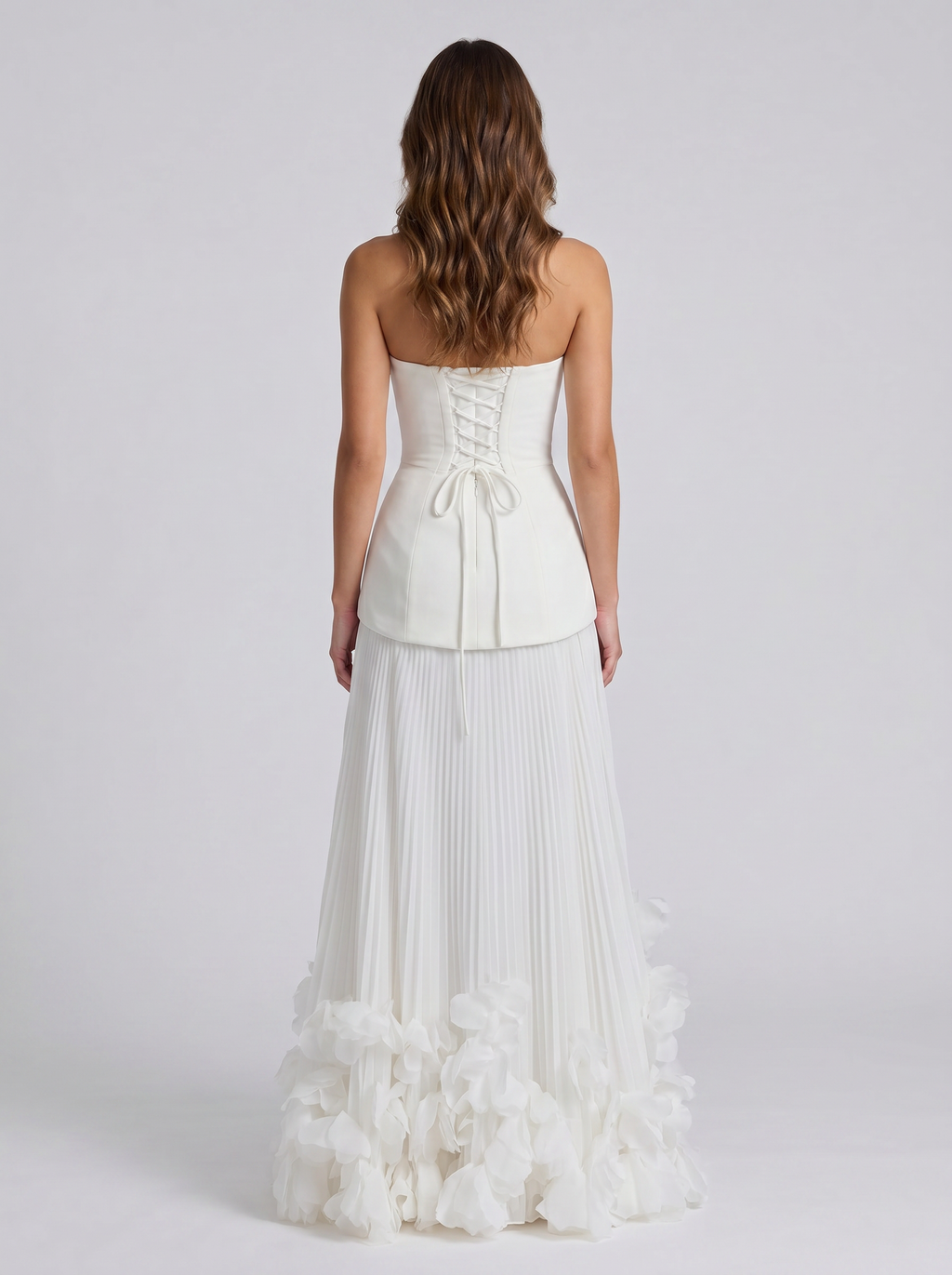 Celeste Corset Petal Maxi Set