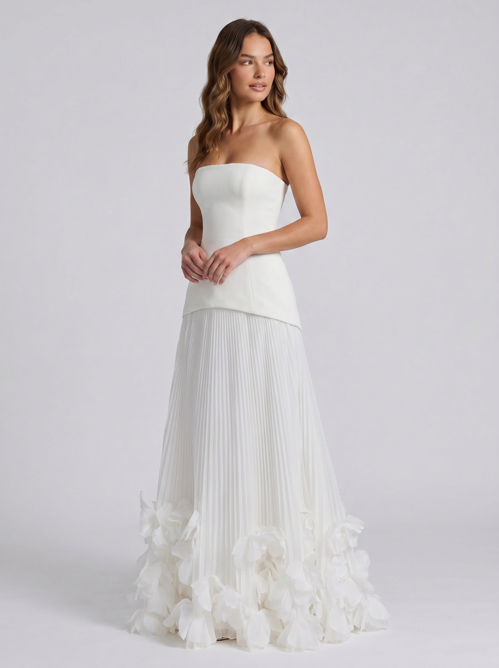 Celeste Corset Petal Maxi Set