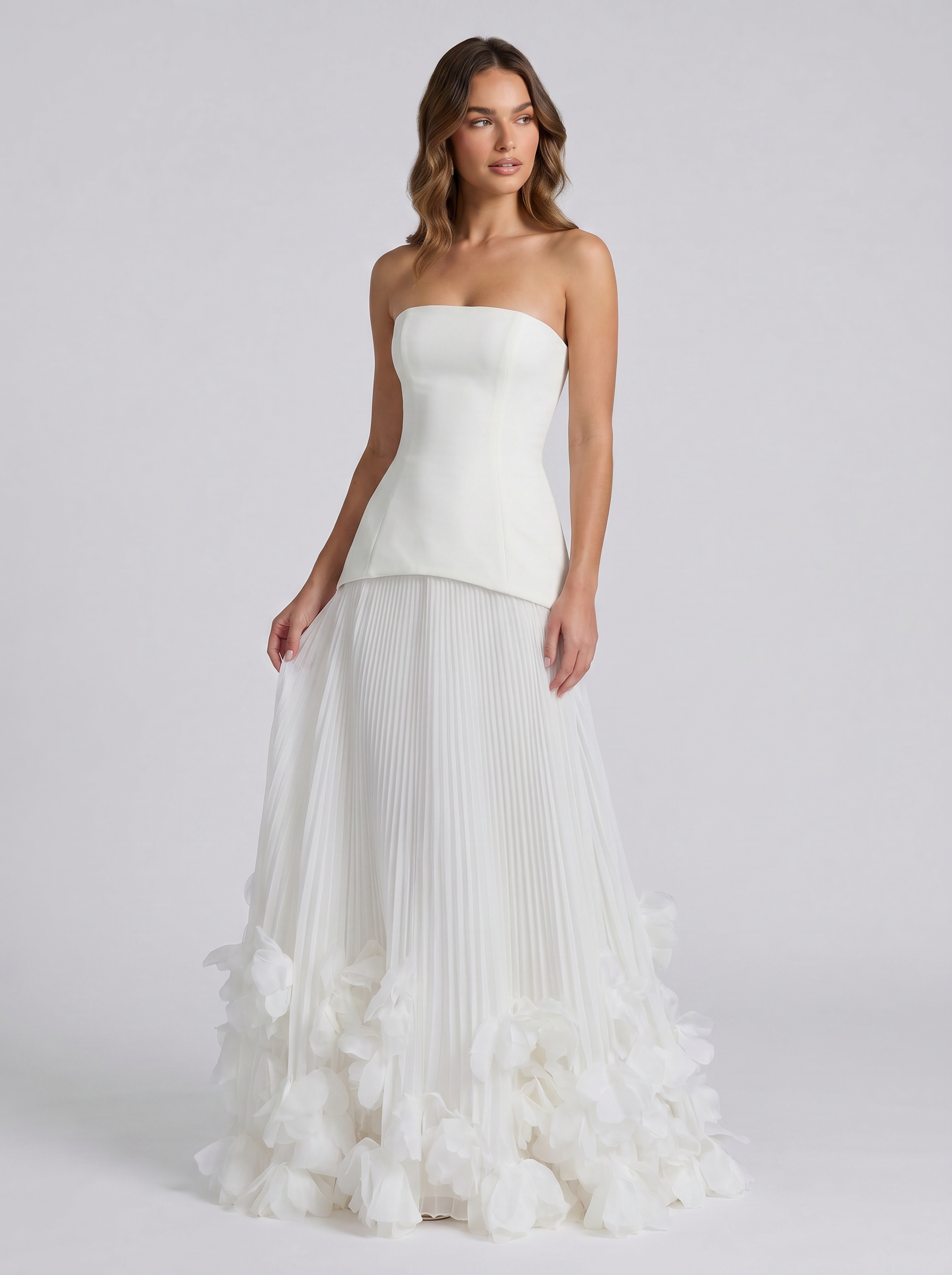 Celeste Corset Petal Maxi Set
