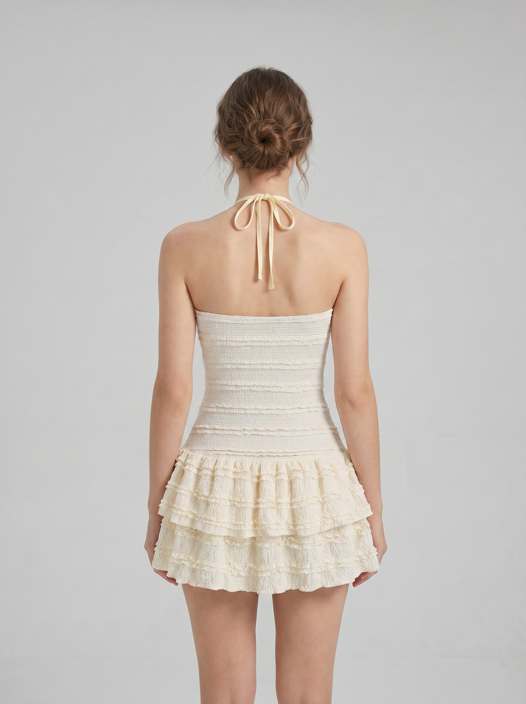 Maisie Halter Ruffle Mini