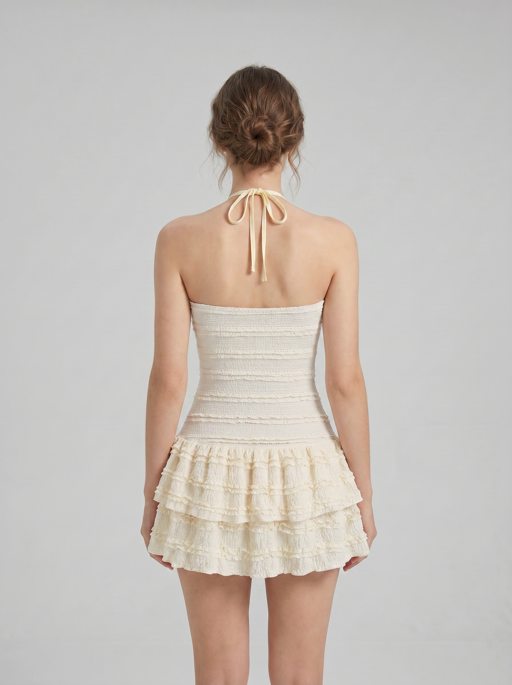 Maisie Halter Ruffle Mini