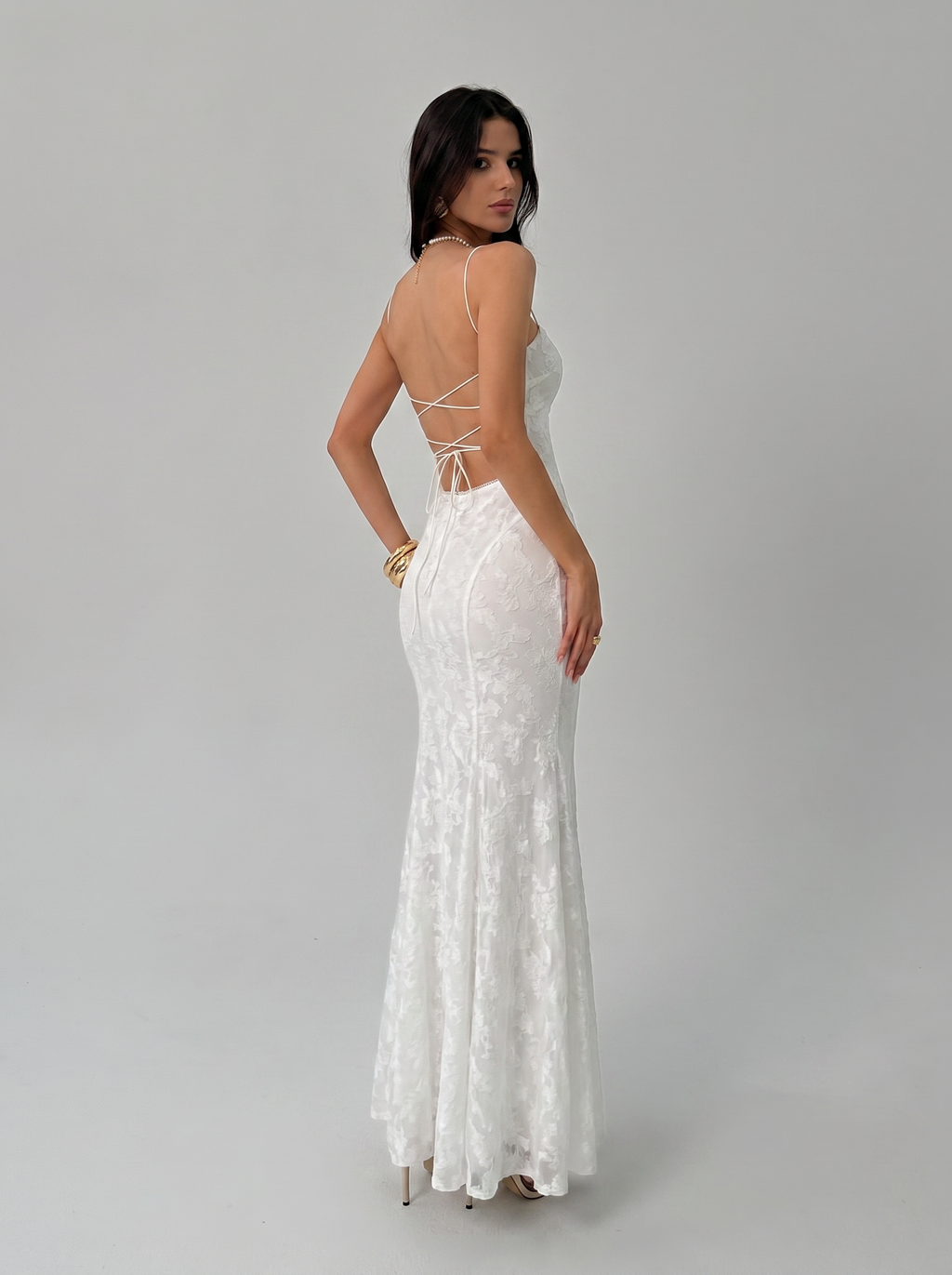 Bianca Lace Back Maxi