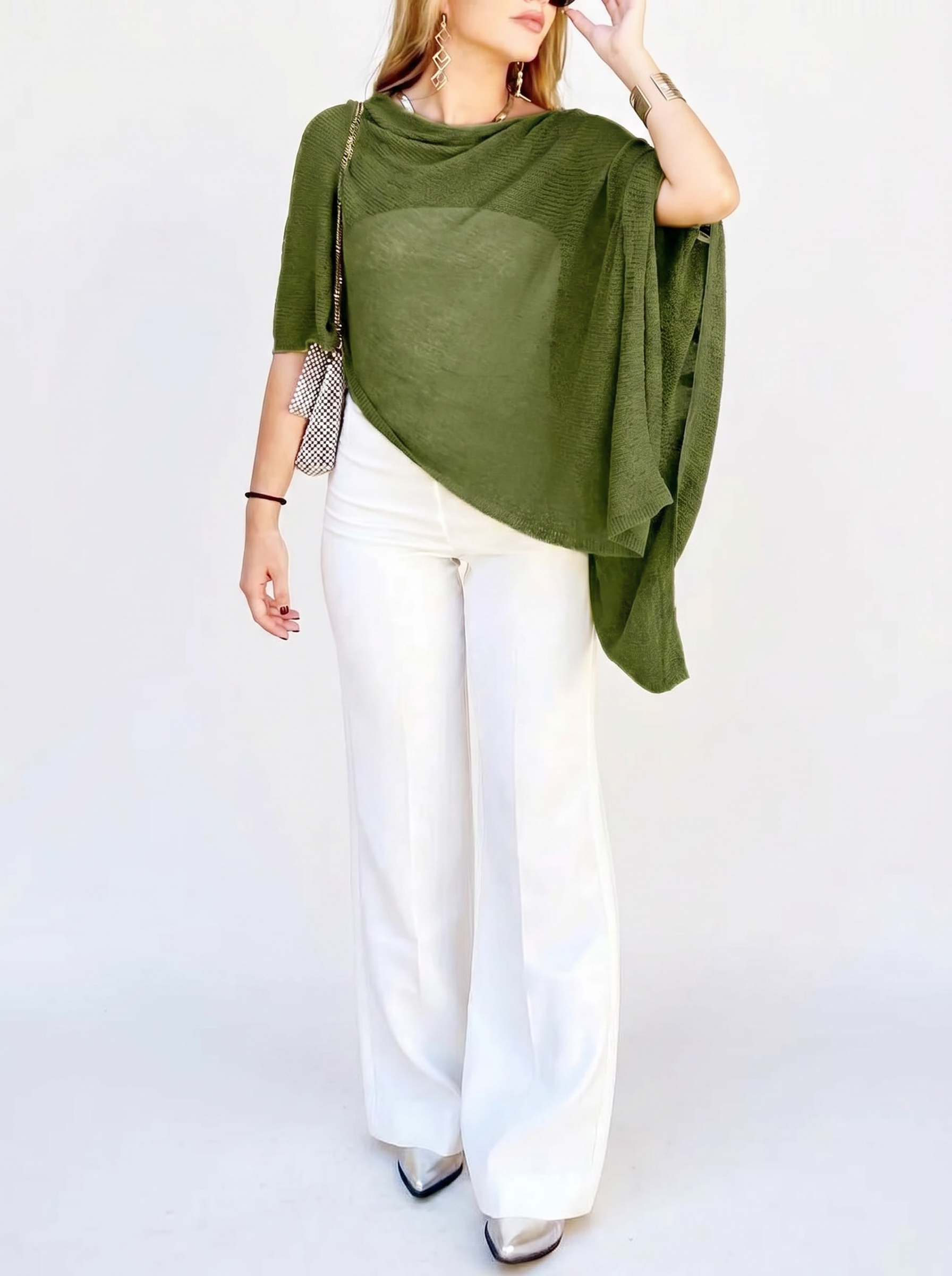 Fern Asymmetric Knit Top