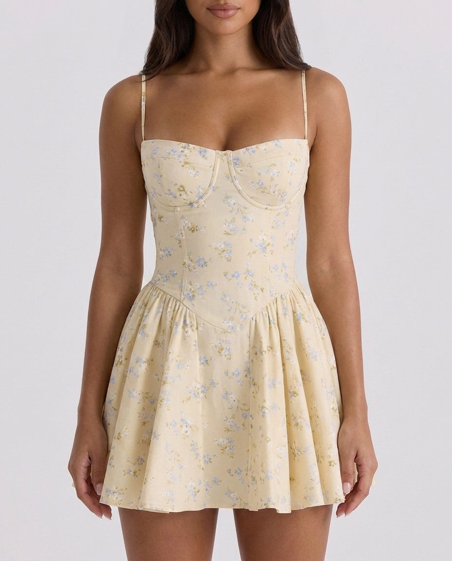 Samaria Floral Mini Dress