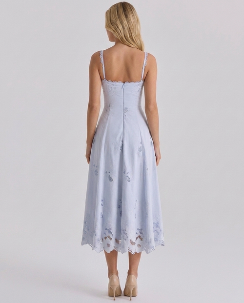Elise Eyelet Lace Midi