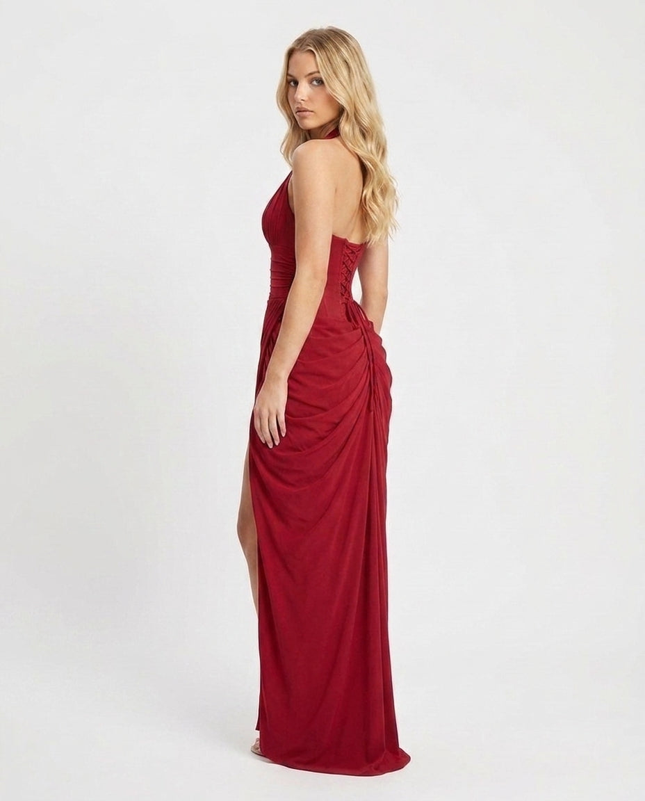 Dalia Halter Corset Maxi