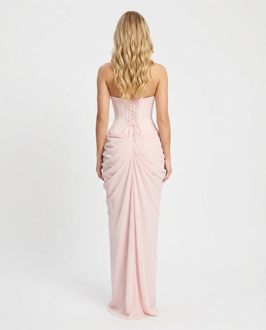 Dalia Halter Corset Maxi