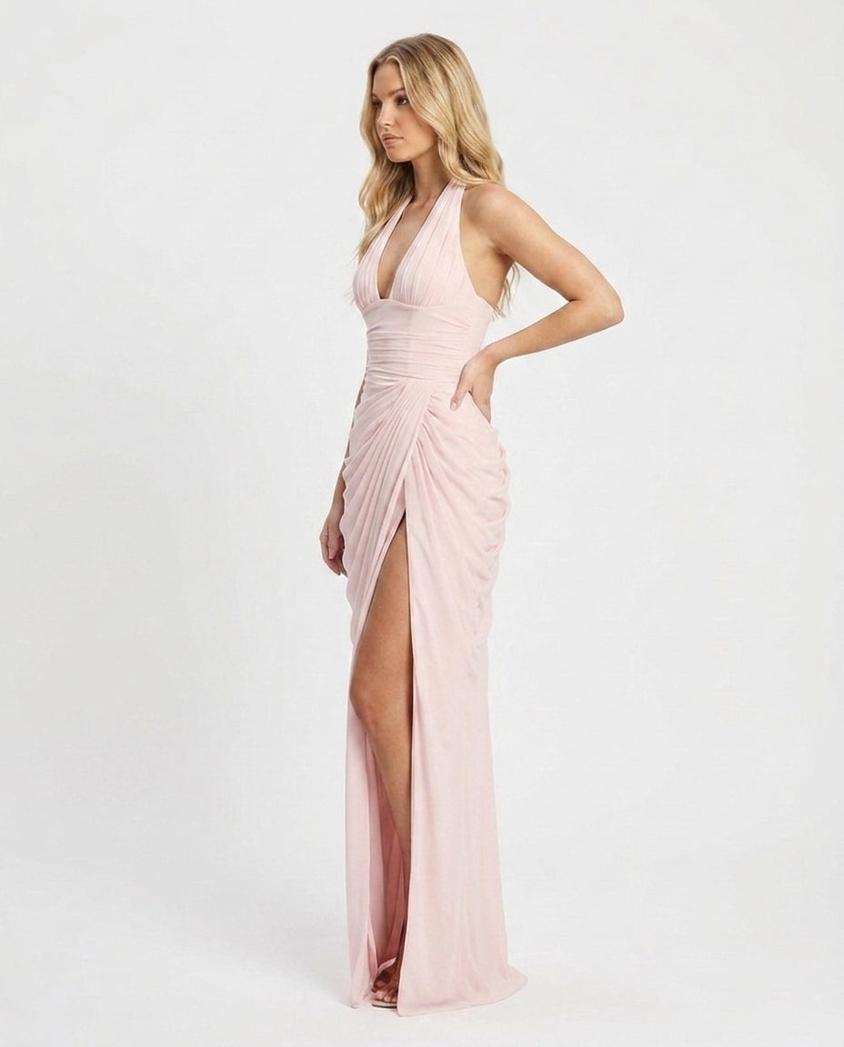 Dalia Halter Corset Maxi