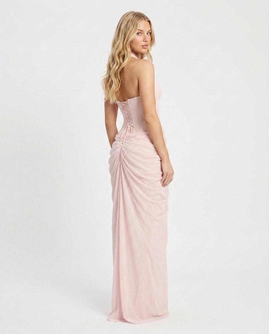 Dalia Halter Corset Maxi