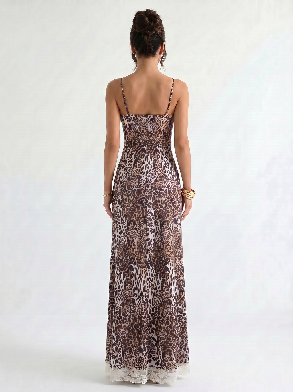 Aria Leopard Lace Maxi