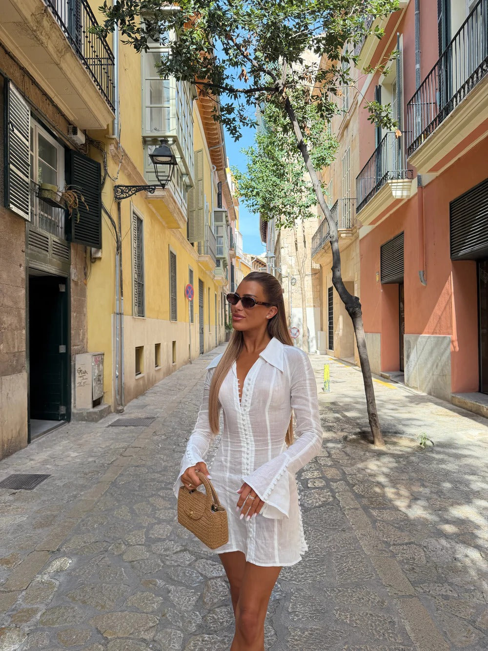Cali Linen Shirt Mini