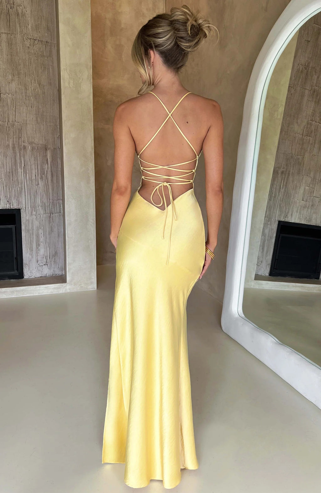 Isobel Satin Maxi Dress