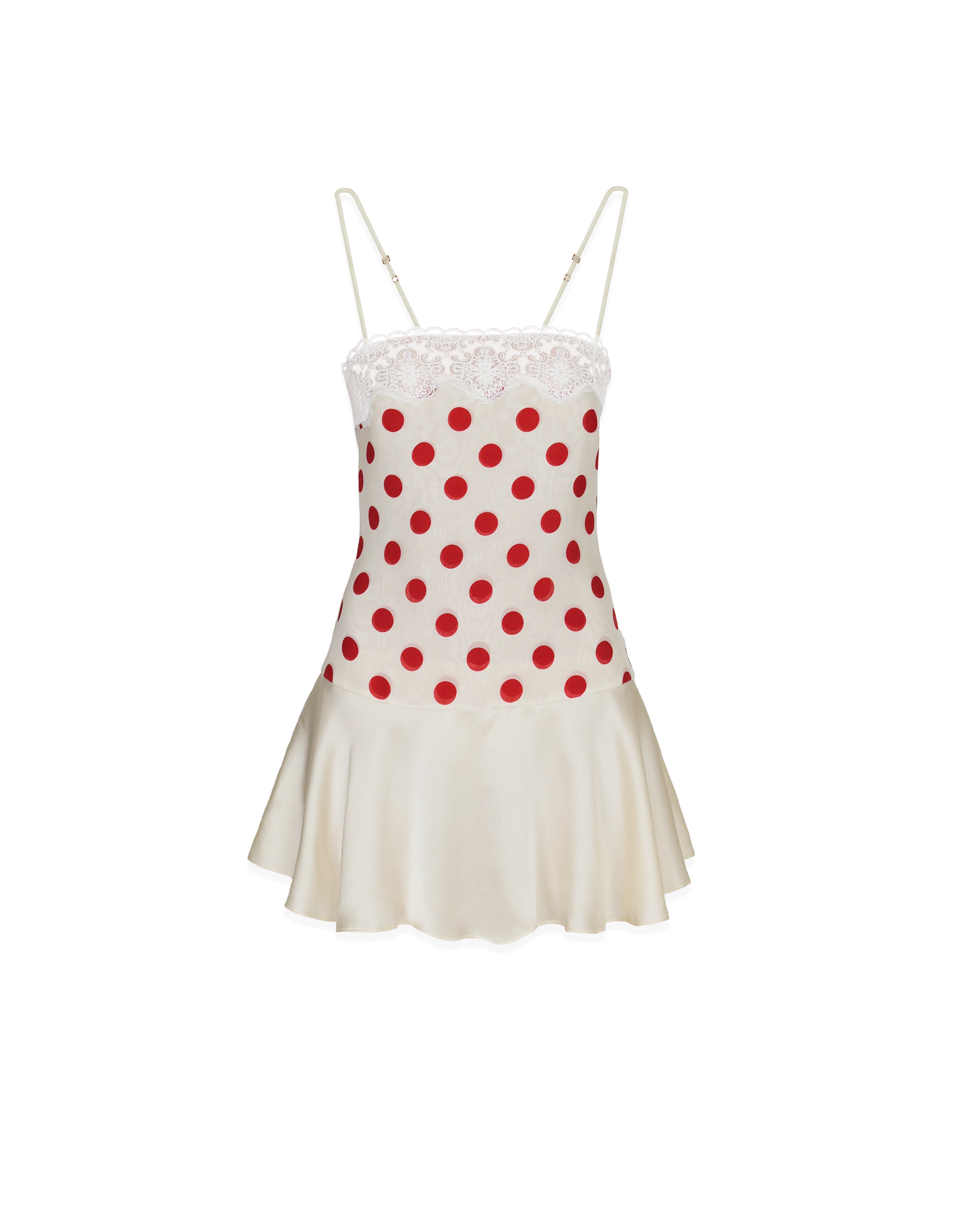 Cherry Dot Lace Mini