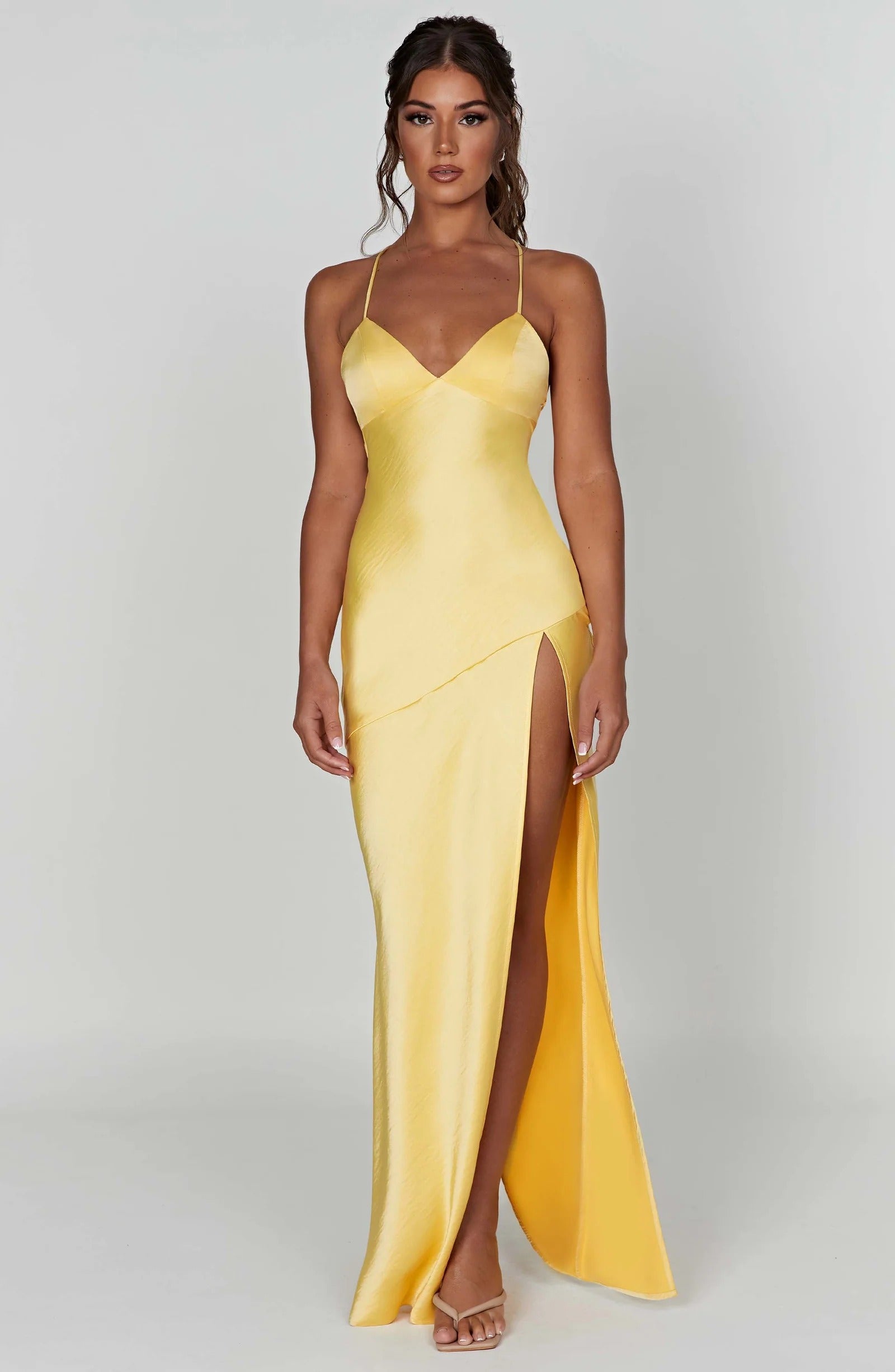 Isobel Satin Maxi Dress