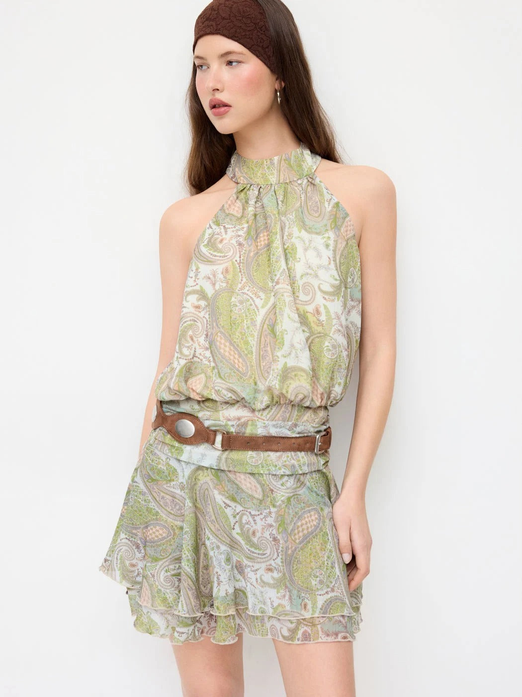 Oasis Paisley Halter Mini