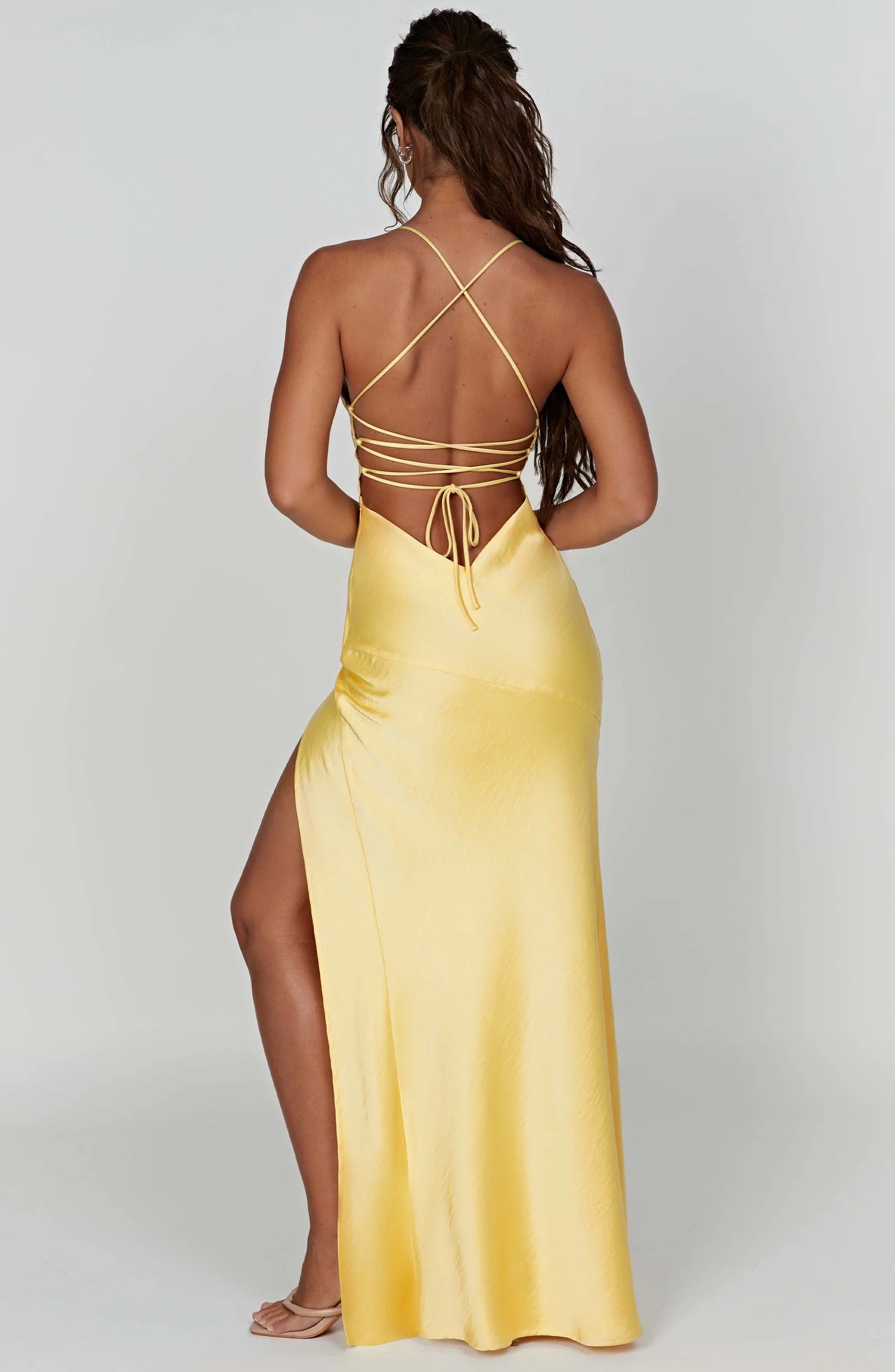 Isobel Satin Maxi Dress