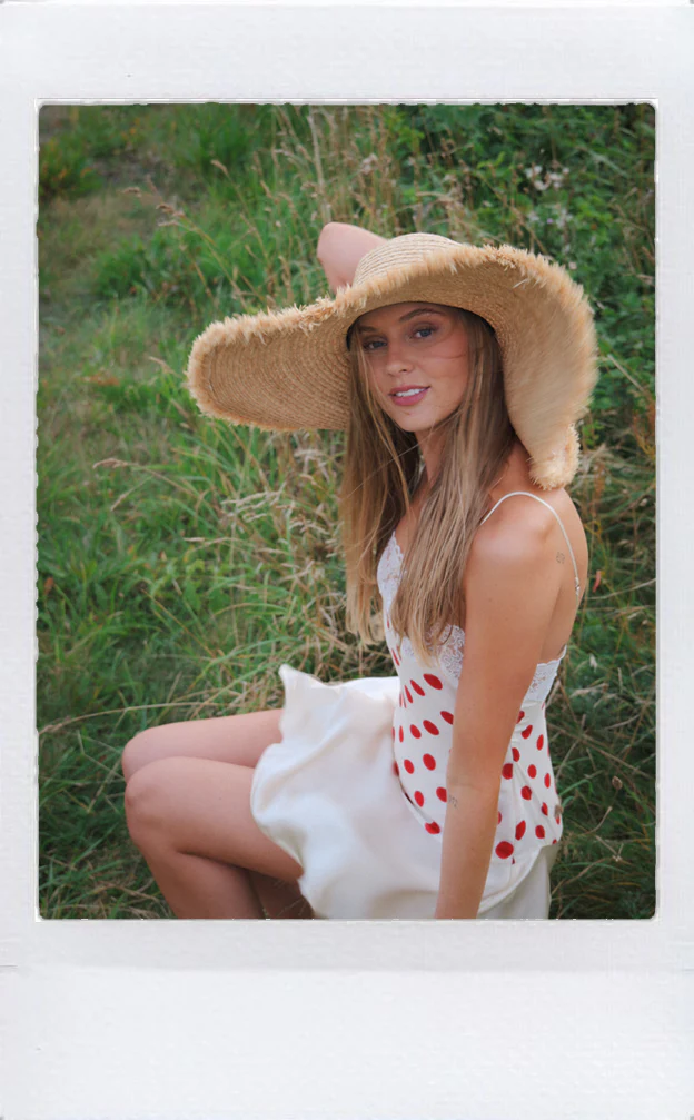 Cherry Dot Lace Mini