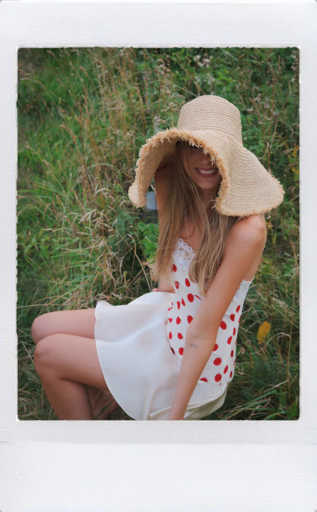 Cherry Dot Lace Mini