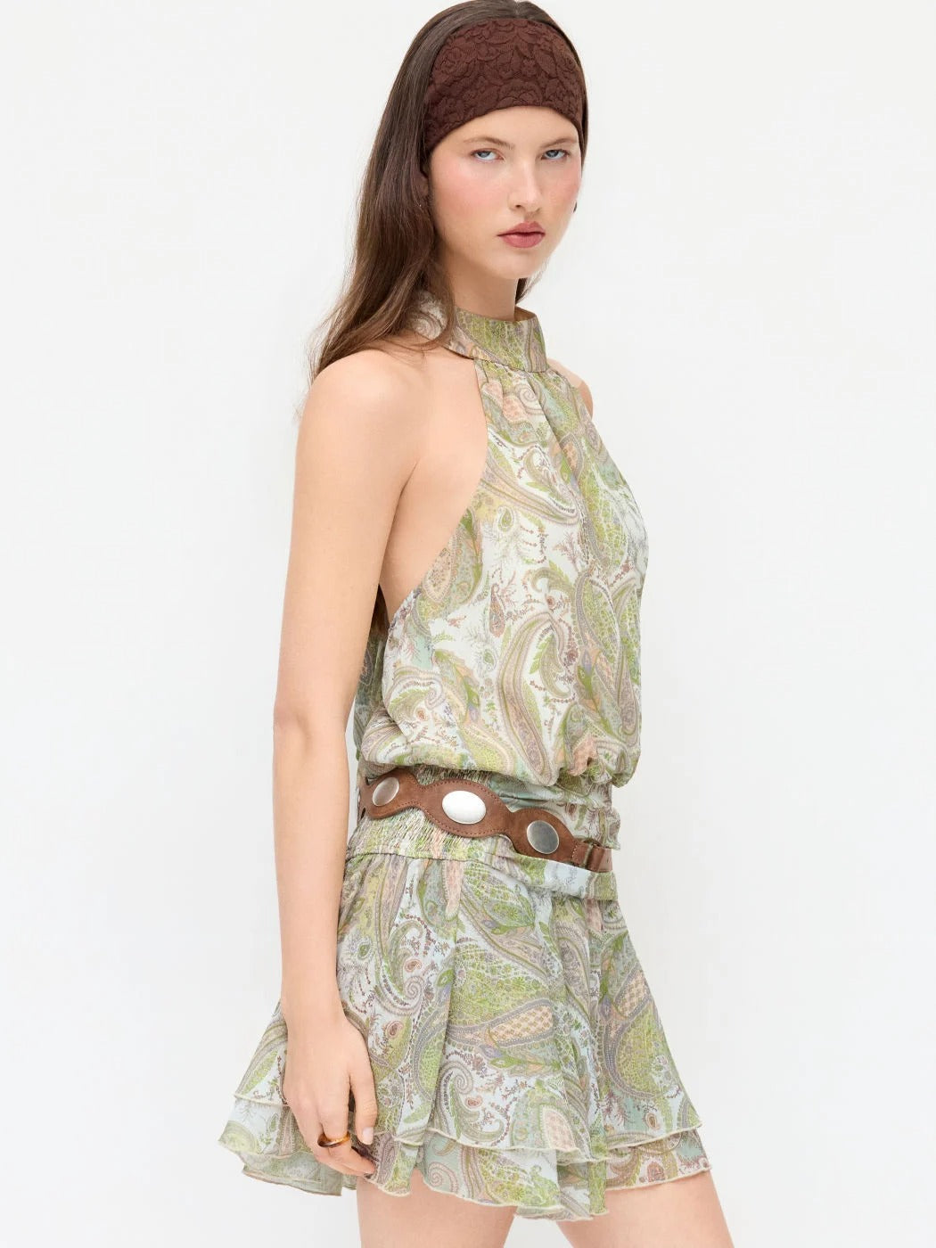 Oasis Paisley Halter Mini