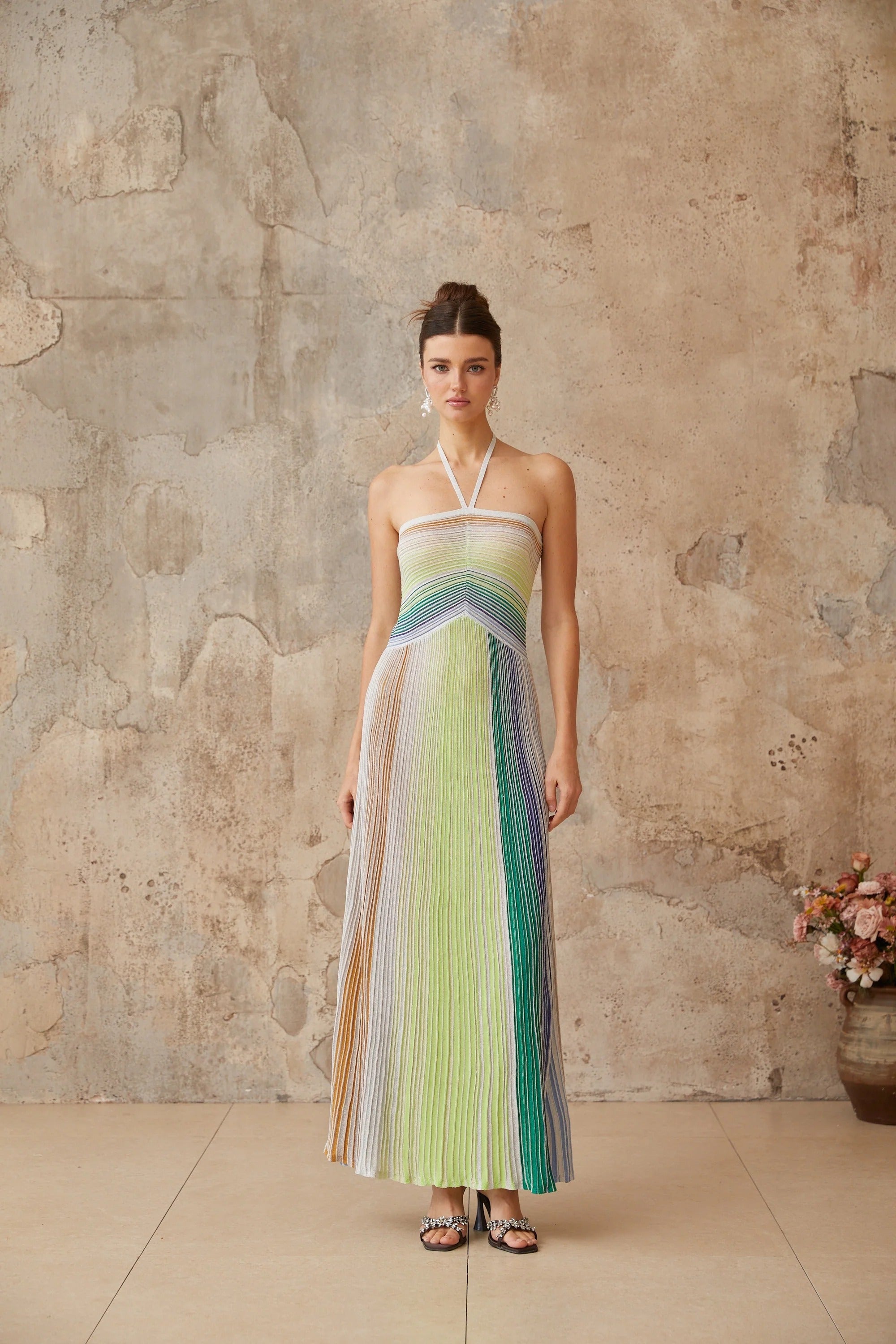 Arco Rainbow Knit Maxi