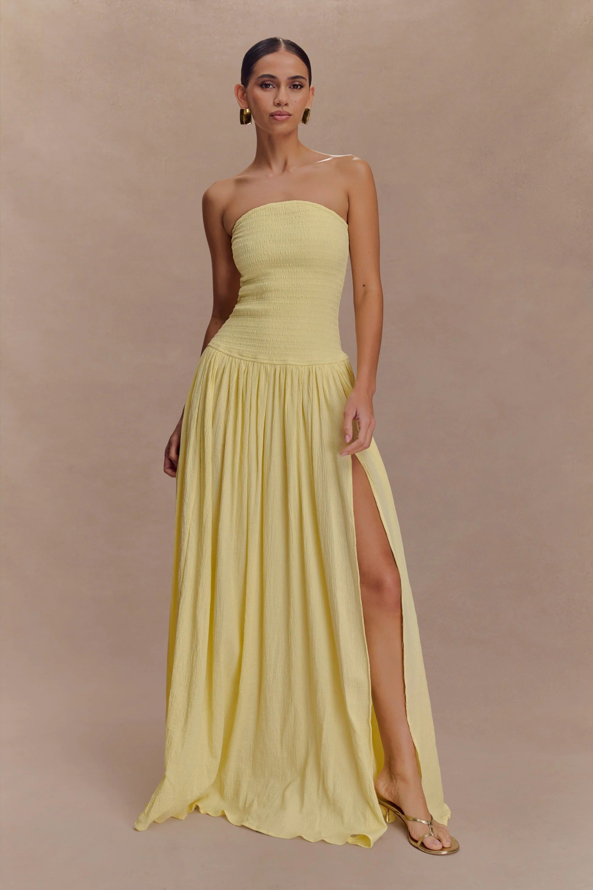 Viva Smocked Maxi Dress