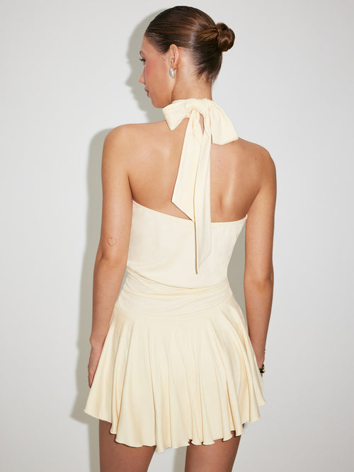 Demi Halter Bow Mini