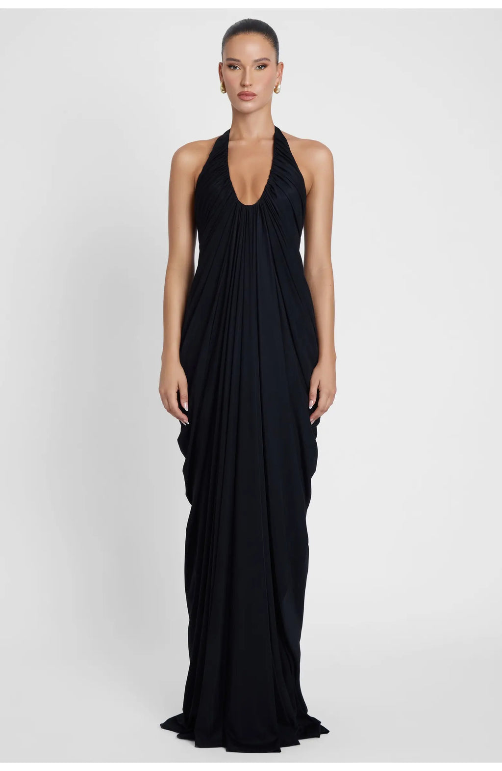 Aurore Draped Maxi Gown