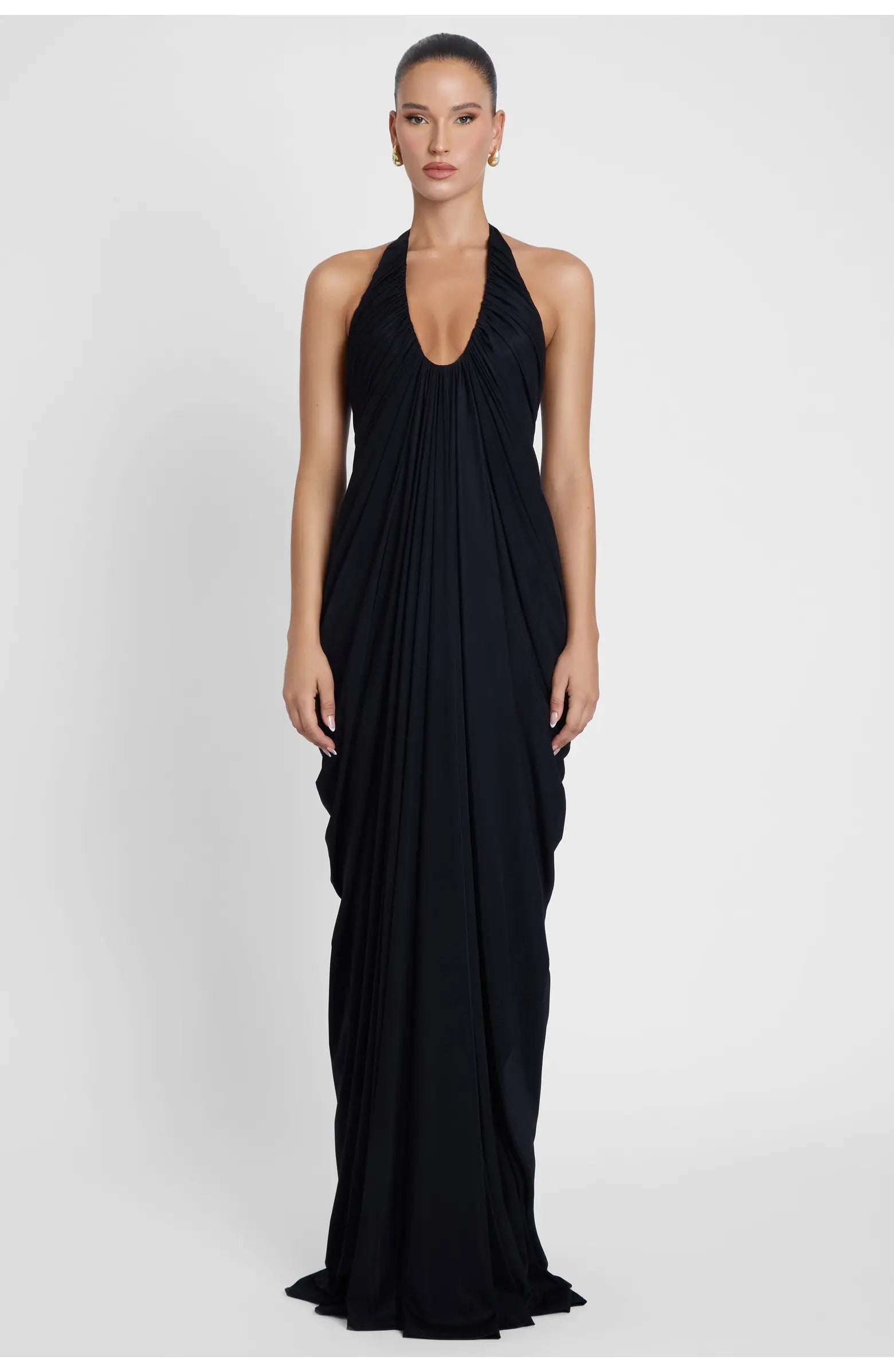 Aurore Draped Maxi Gown