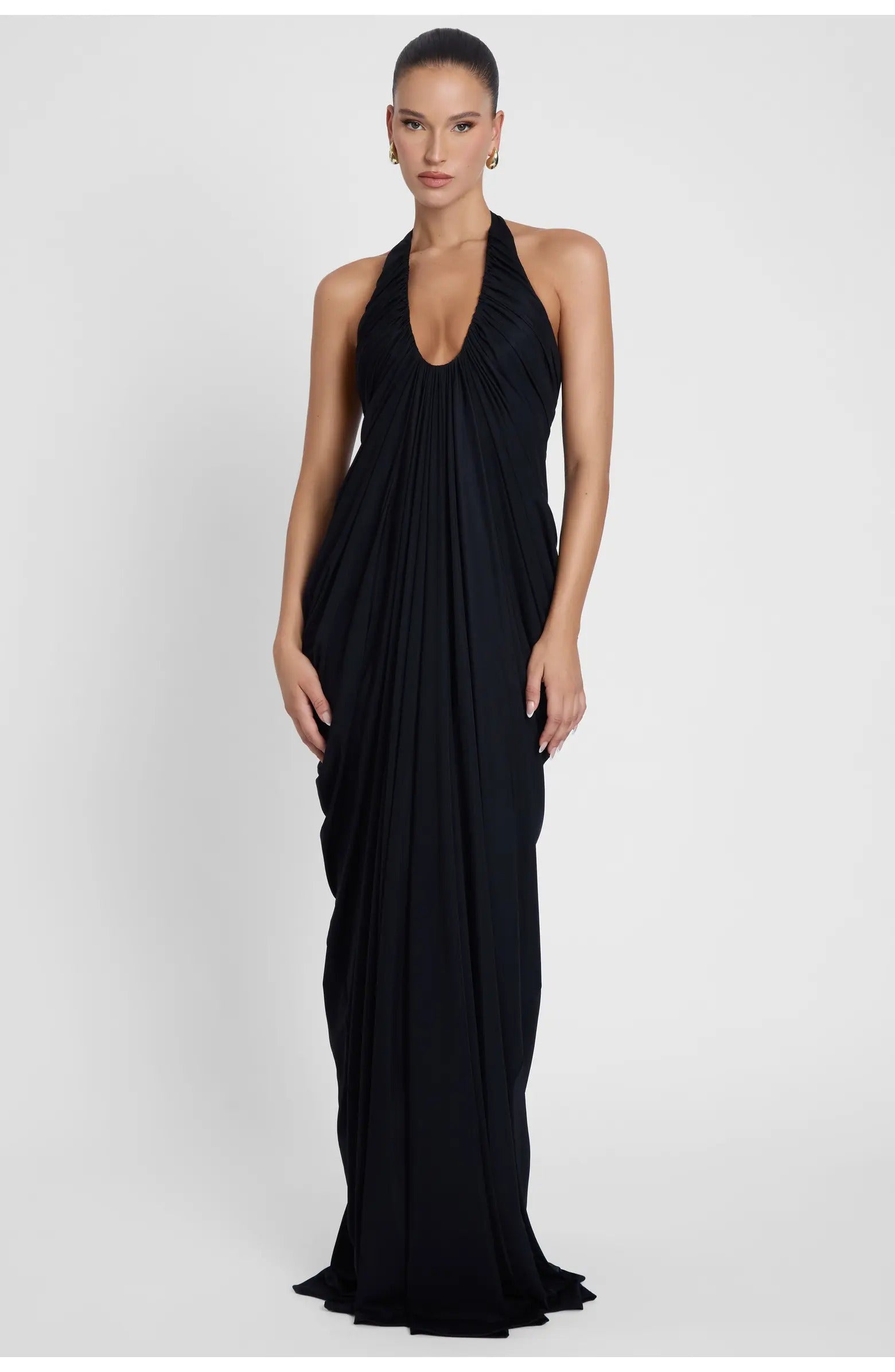 Aurore Draped Maxi Gown