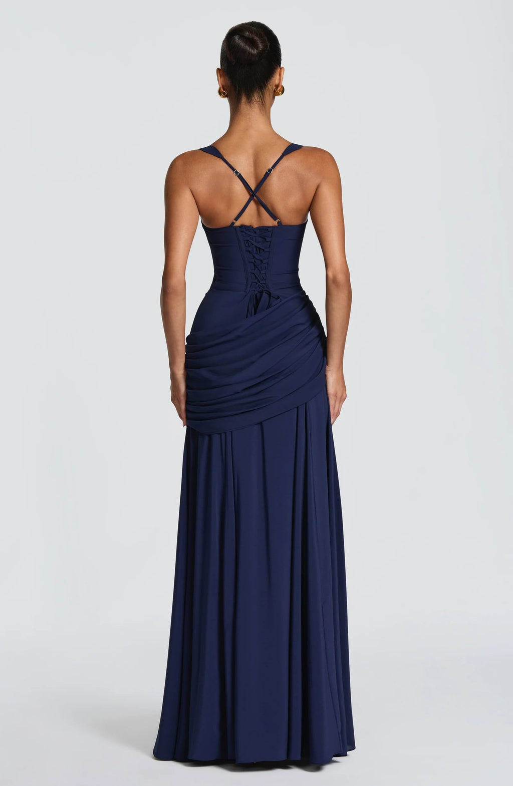 Celina Ruched Maxi Gown